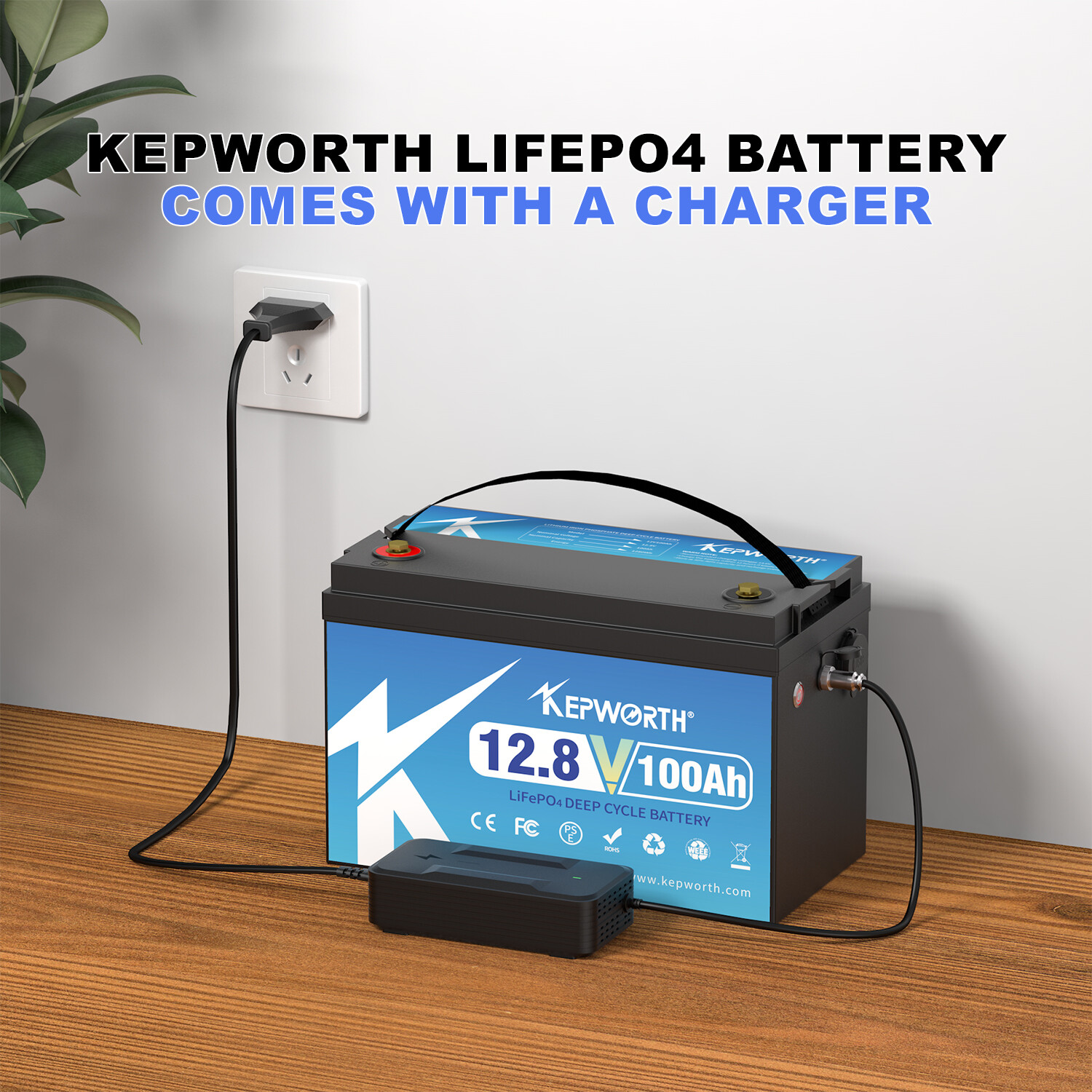 12V 100Ah LiFePO4 Battery BMS Solar 10 years lifespan 20000+Deep Cycle RV Camper