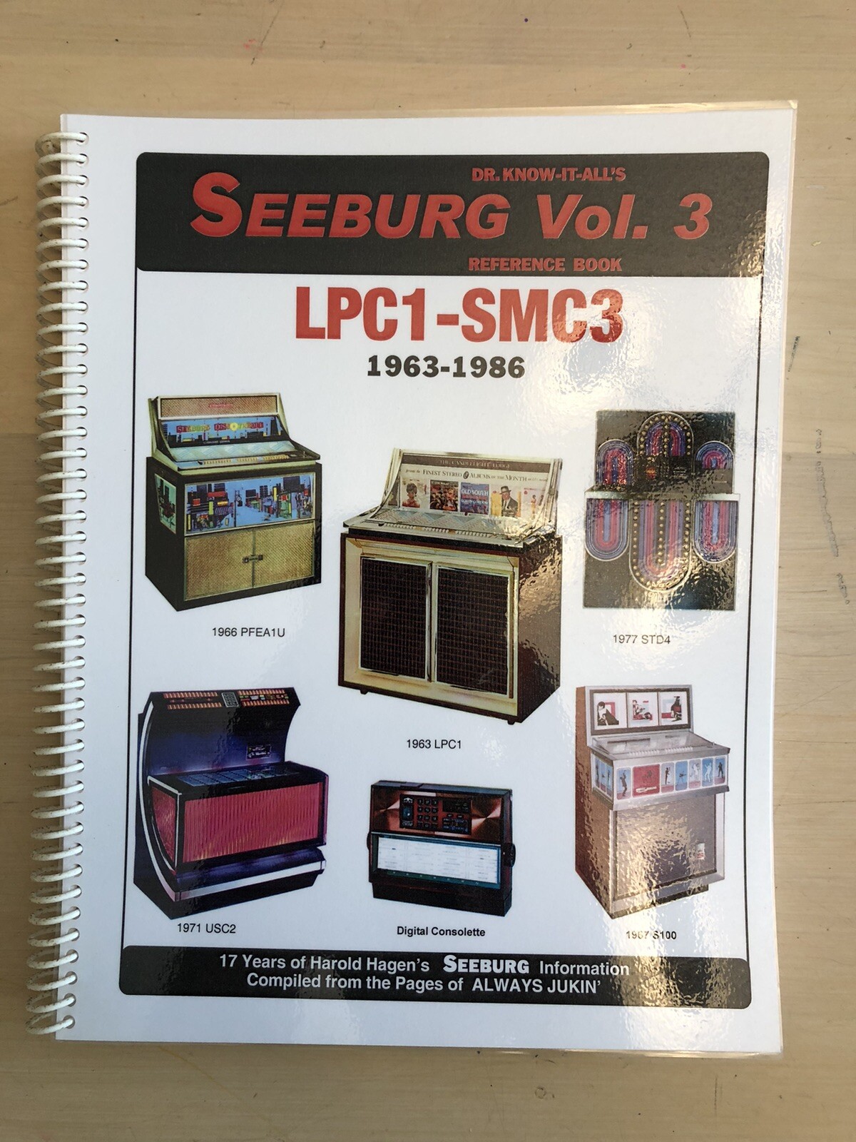 SEEBURG Vol 3 Jukebox Reference Book / Dr Know It All’s/1963-1986