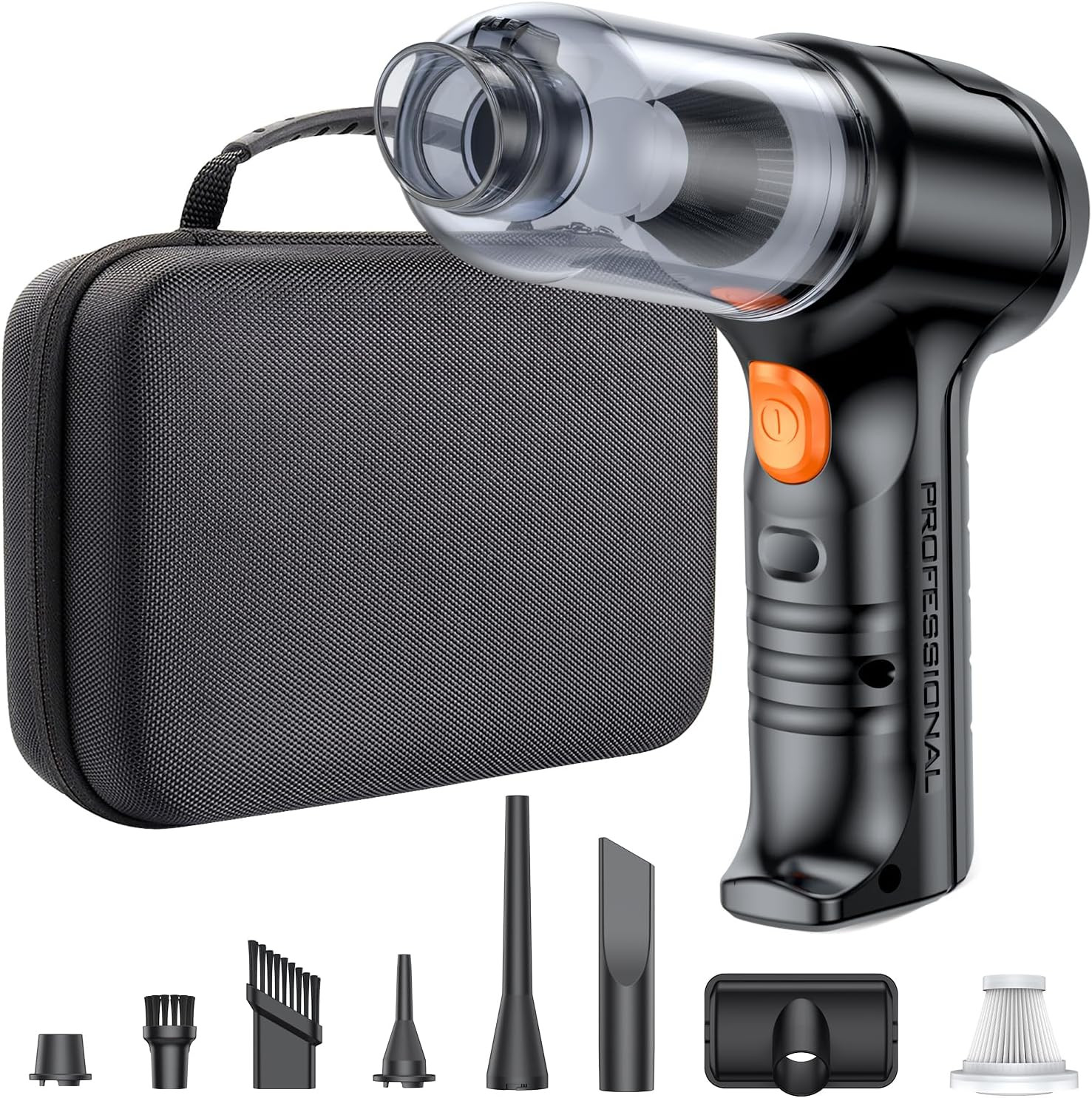 Car Vacuum Portable Cordless, Handheld Cordless with High Power, Type-C Charging