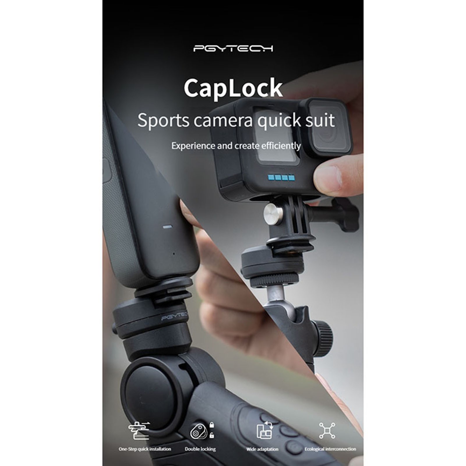 Camera Quick Release Clamp Set Accessories for Insta360/DJI Sports Camera ##