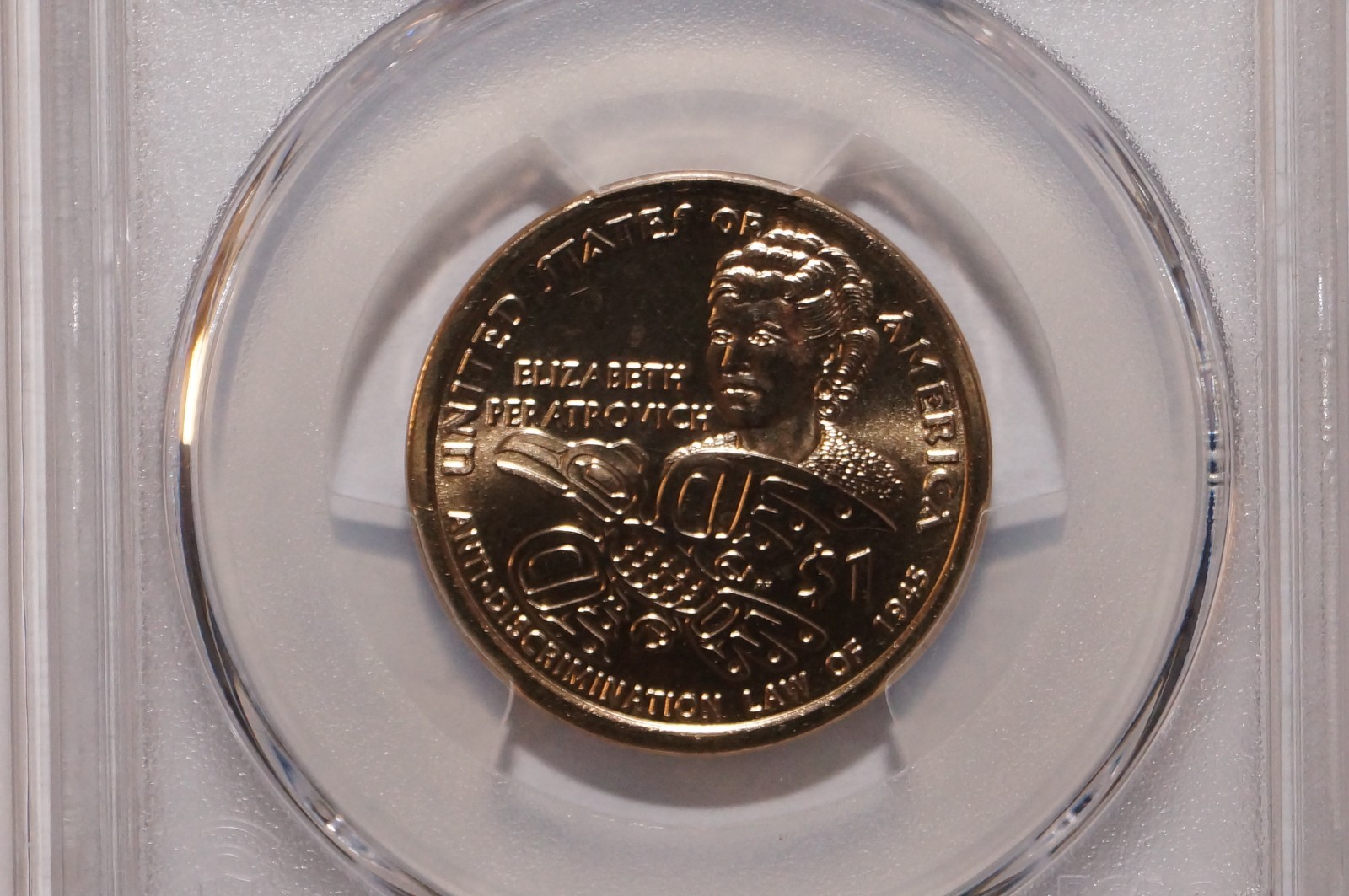 2020-D NATIVE AMERICAN DOLLAR POSITION B GRADED PCGS MS67