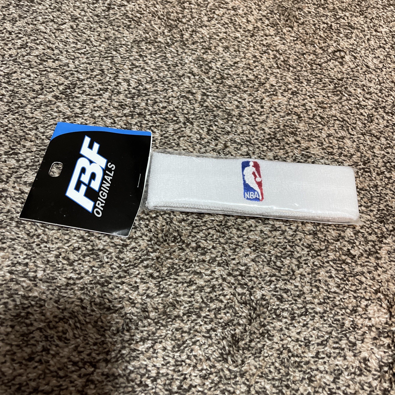 Vintage Nike Jumpman Terry White Sweatband Unisex Adult Headband One Size NEW