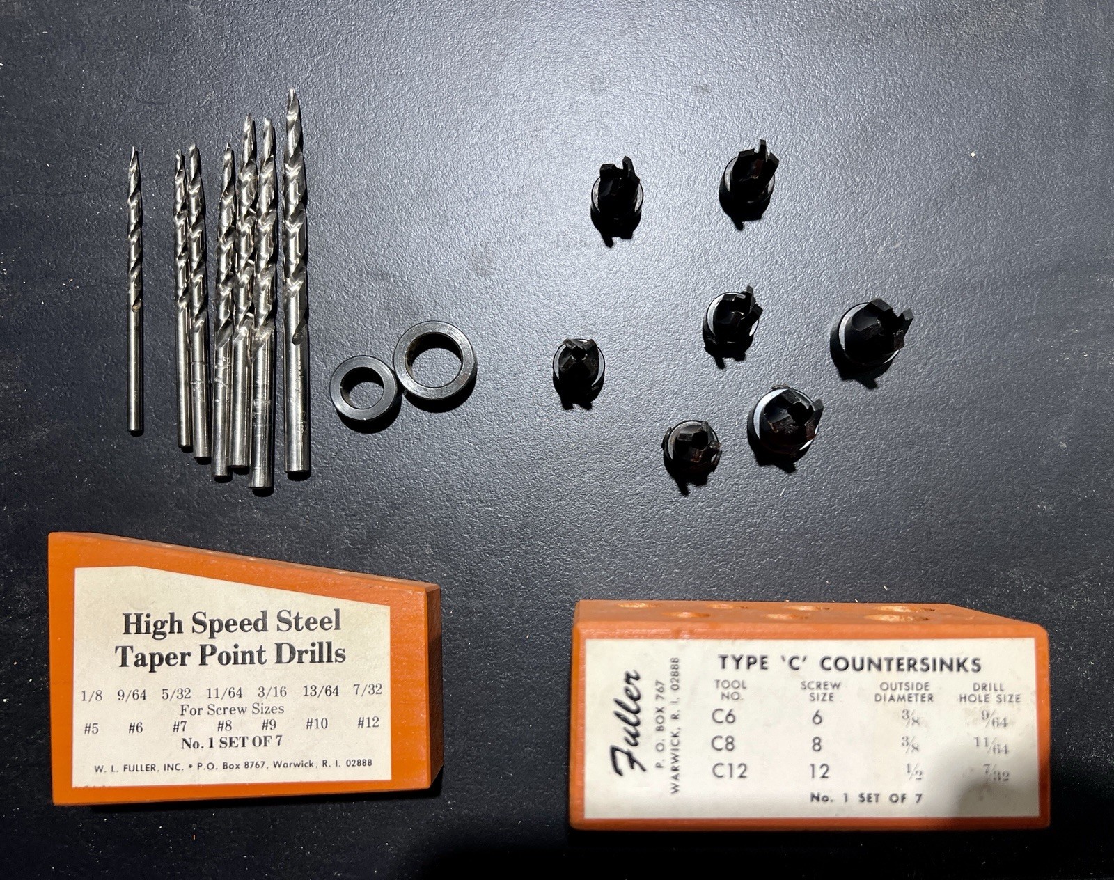 Fuller Type C Countersink And Tapered Bits. Woodworking