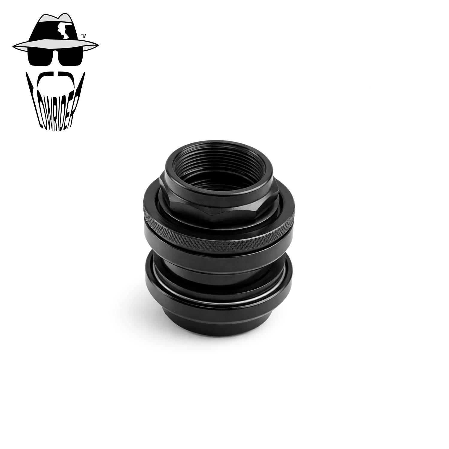 ORIGINAL LOWRIDER 1" Threaded Headset 22.2mm Black BMX Cruiser Chopper Forks.