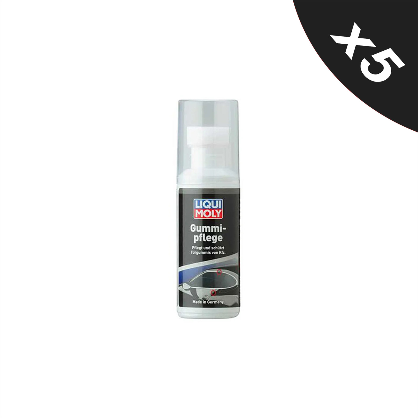 Liqui Moly Rubber Care Tyre Door Window Boot Rubber Seals 5x75ml
