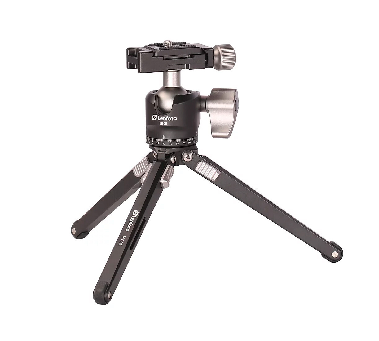 Leofoto MT-02 + LH-25 Aluminum Mini Table Top Tripod with Ballhead