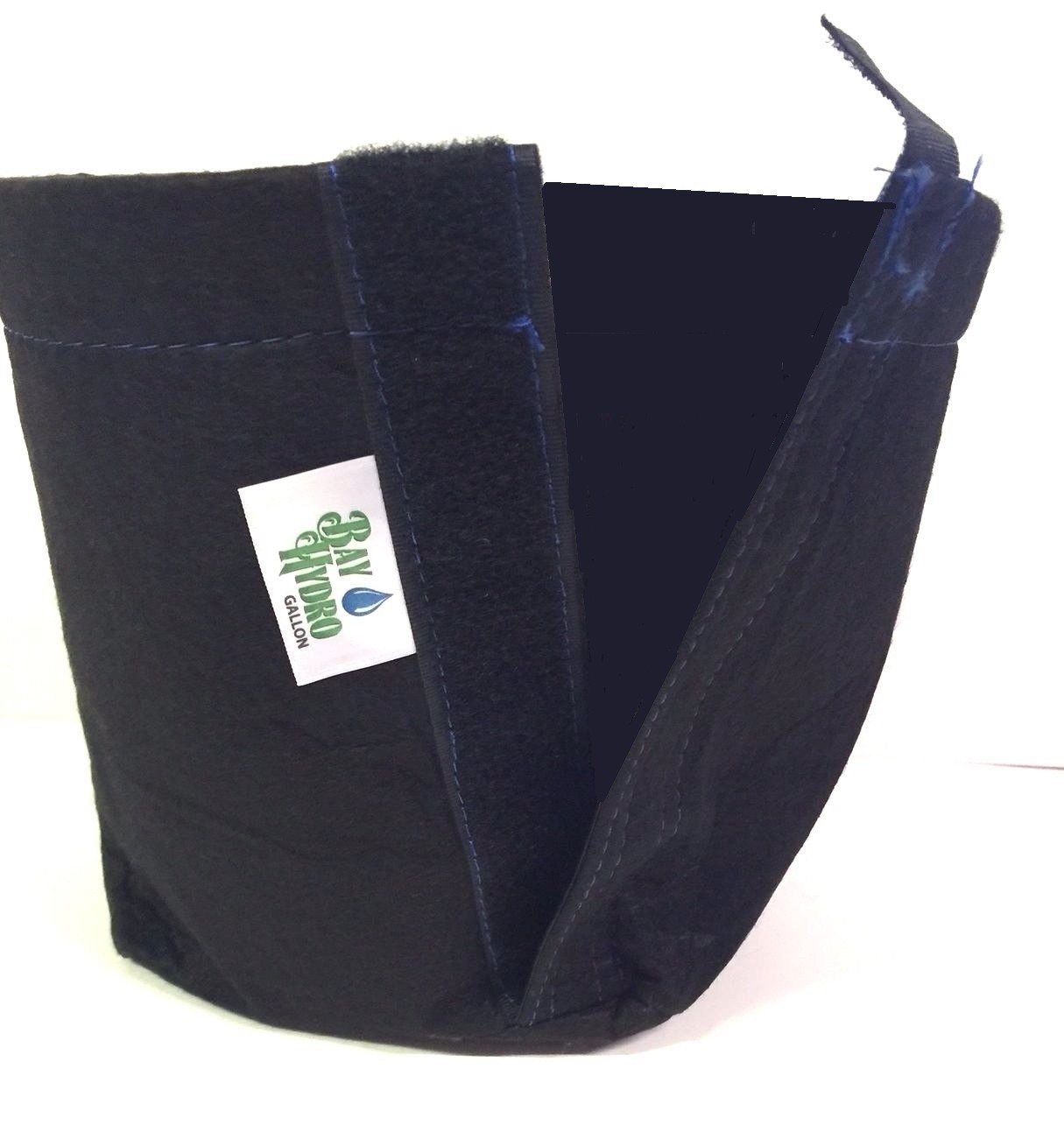 10pc 7 Gallon Bay Hydro Fabric Pots Quick Hook & Loop Fastener Trans-Planter $$