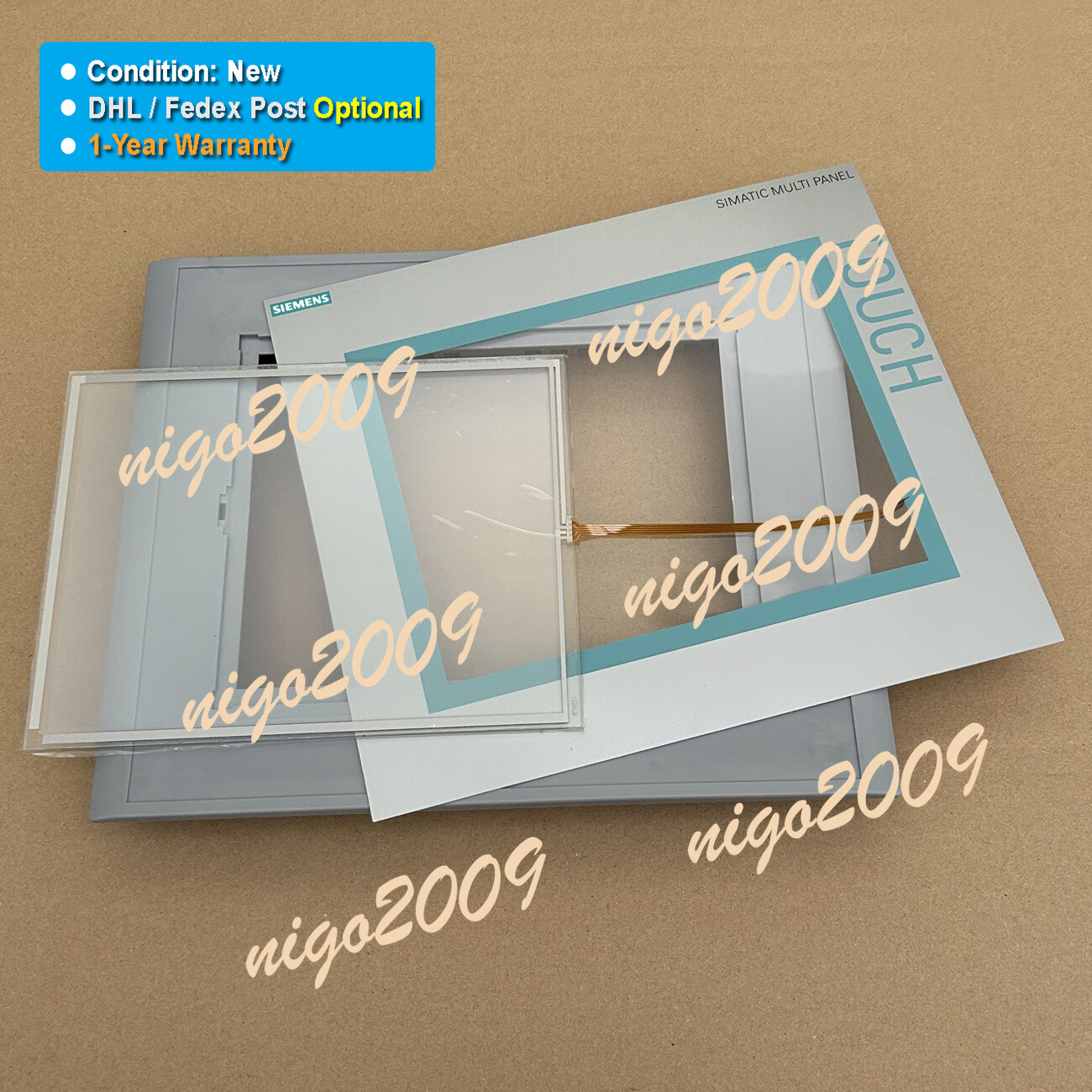 Fit for MP277 10.4″ TOUCH 6AV6643-5CD10-0CJ0 Touch Screen Film Plastic Cover