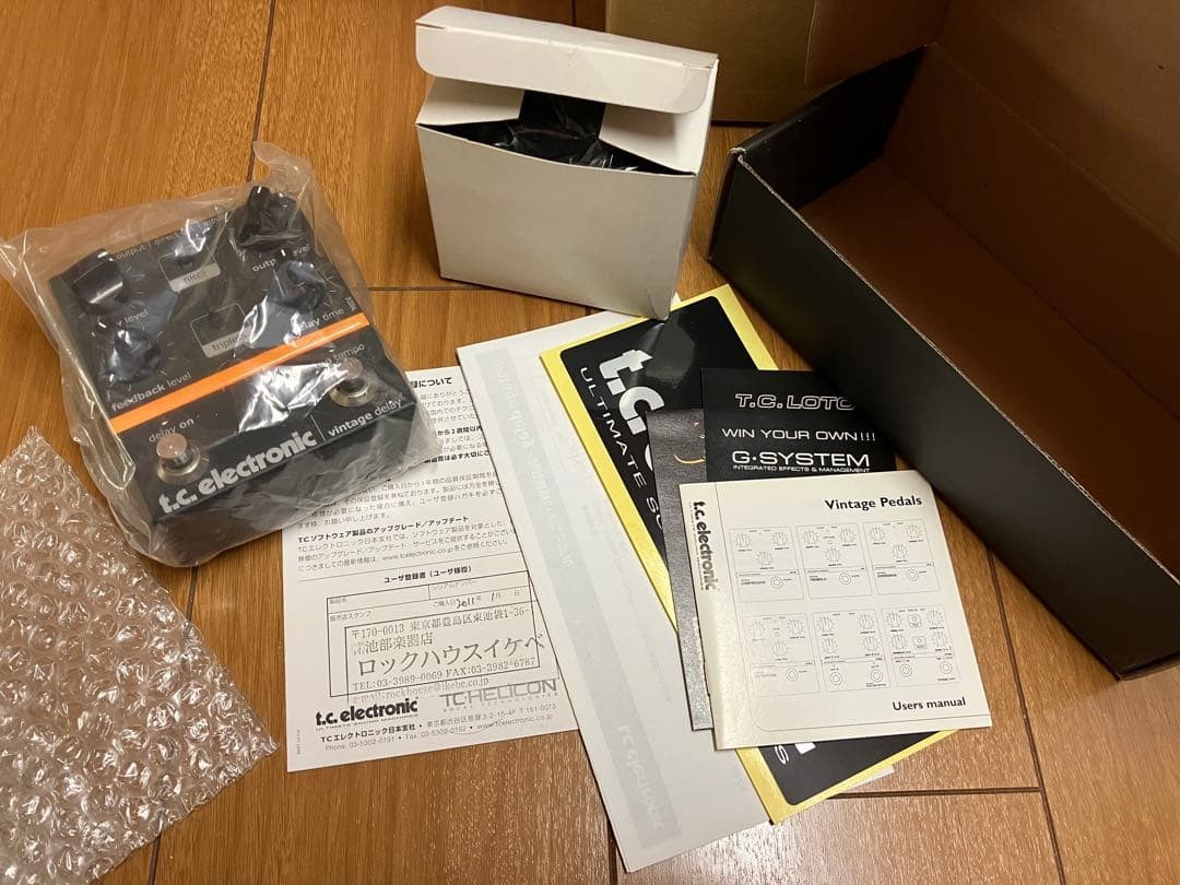tc electronic Vintage Delay Electric Guitar Digital Delay Pedal