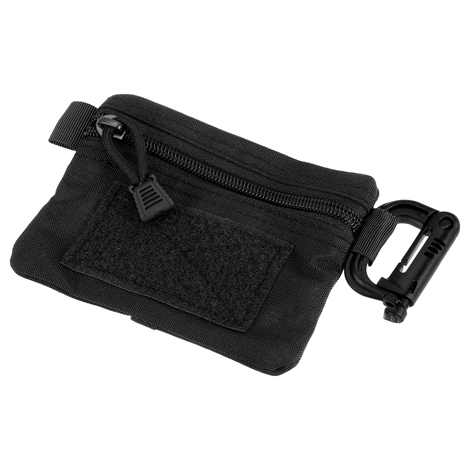 Small Admin Pouch, Nylon Zipper Pouch Storage Pocket 5.3"x4.1" & Black