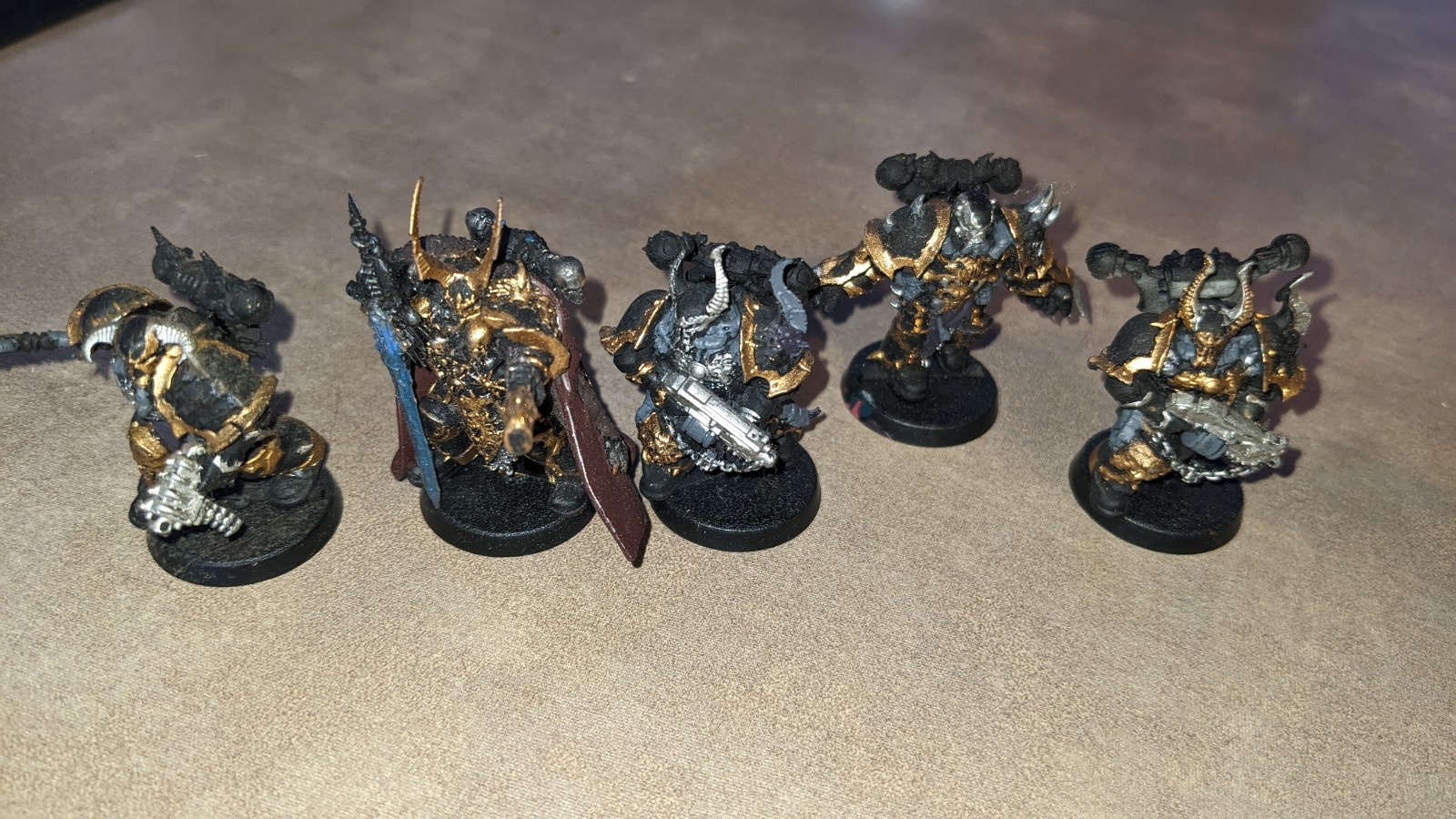 Warhammer 40k Chaos Space Marine Kranon and Chosen Dark Vengeance