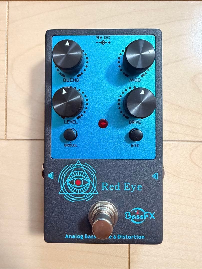 BassFX Red Eye Bass Effect Pedal Darkglass Alpha Omicron Clone Used