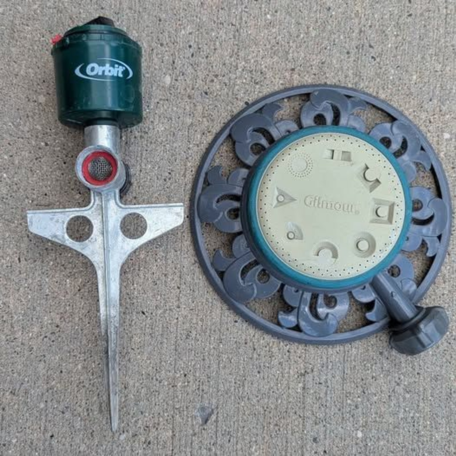 Orbit and Gilmour Lawn Sprinklers