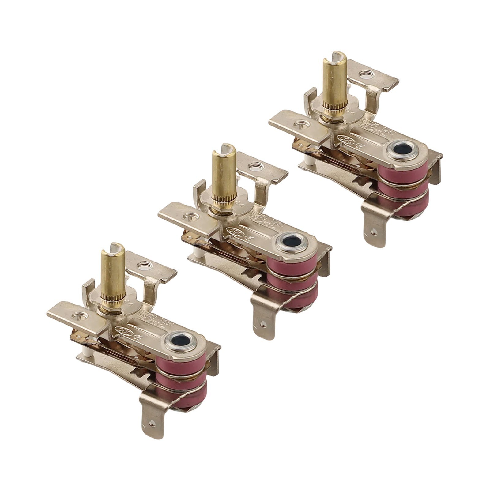 Professional Grade Adjustable Thermostats Set of Three for Kitchen Use