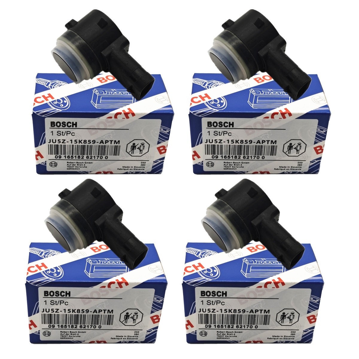 4Pcs Bosch Parking Aid Sensor for Ford 2020-22 Escape Explorer JU5Z-15K859-APTM