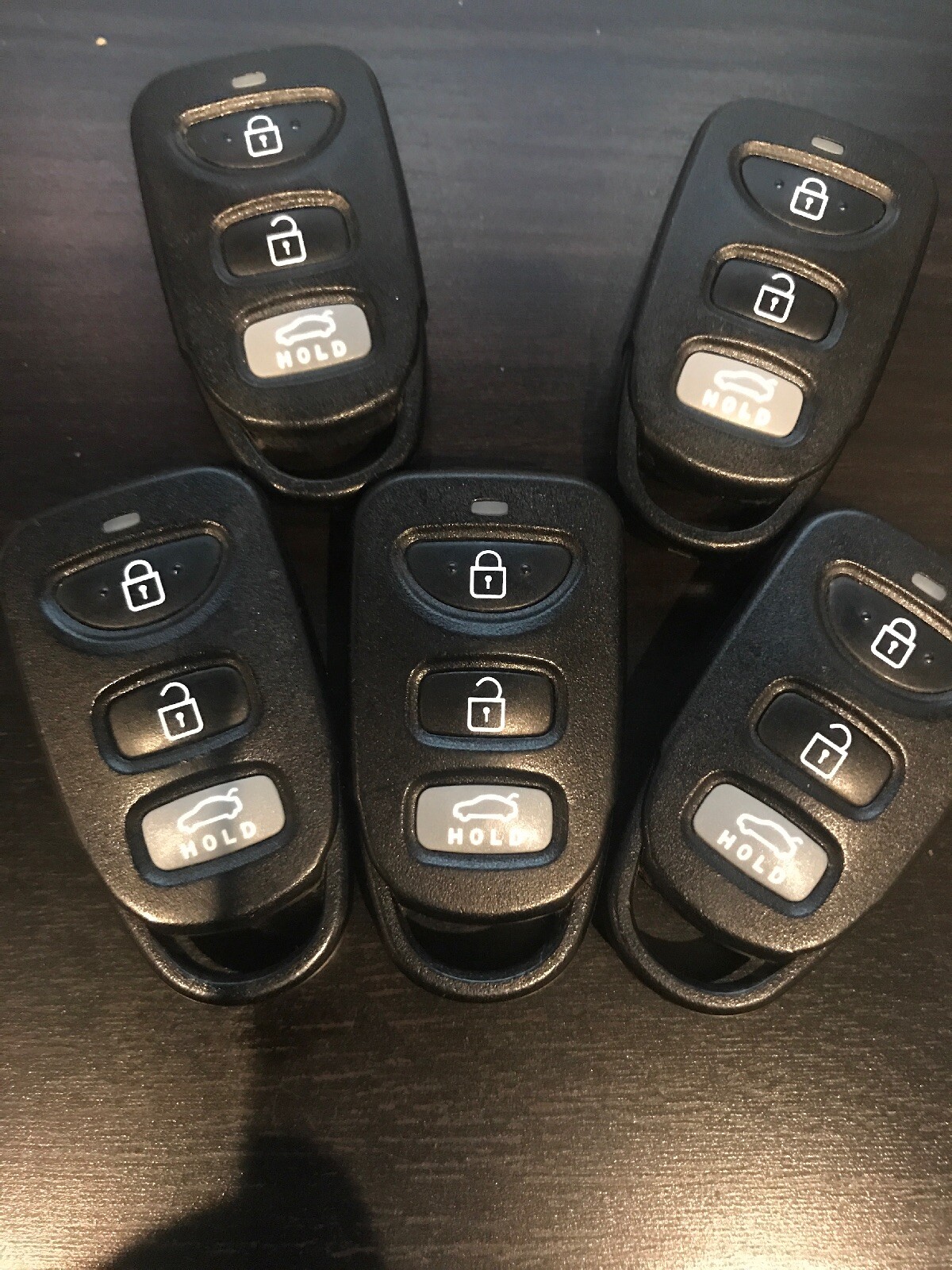 OEM 2016-2017 HYUNDAI ELANTRA KEYLESS REMOTE FOB OSLOKA-423T - LOT OF 5