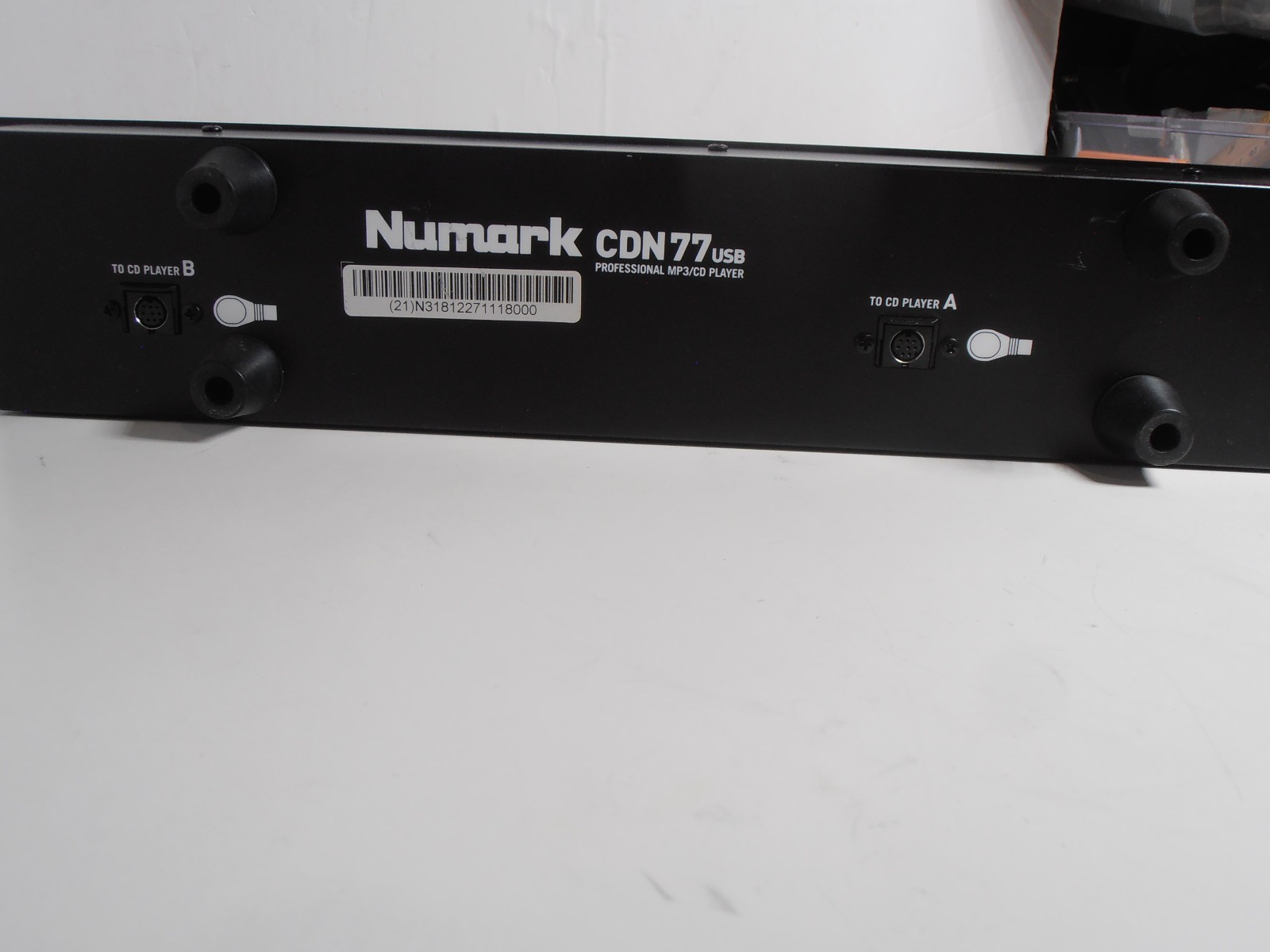 Numark CDN77 usb Pro MP3-CD Controller Rack Mount Dual Display Unknown Condition