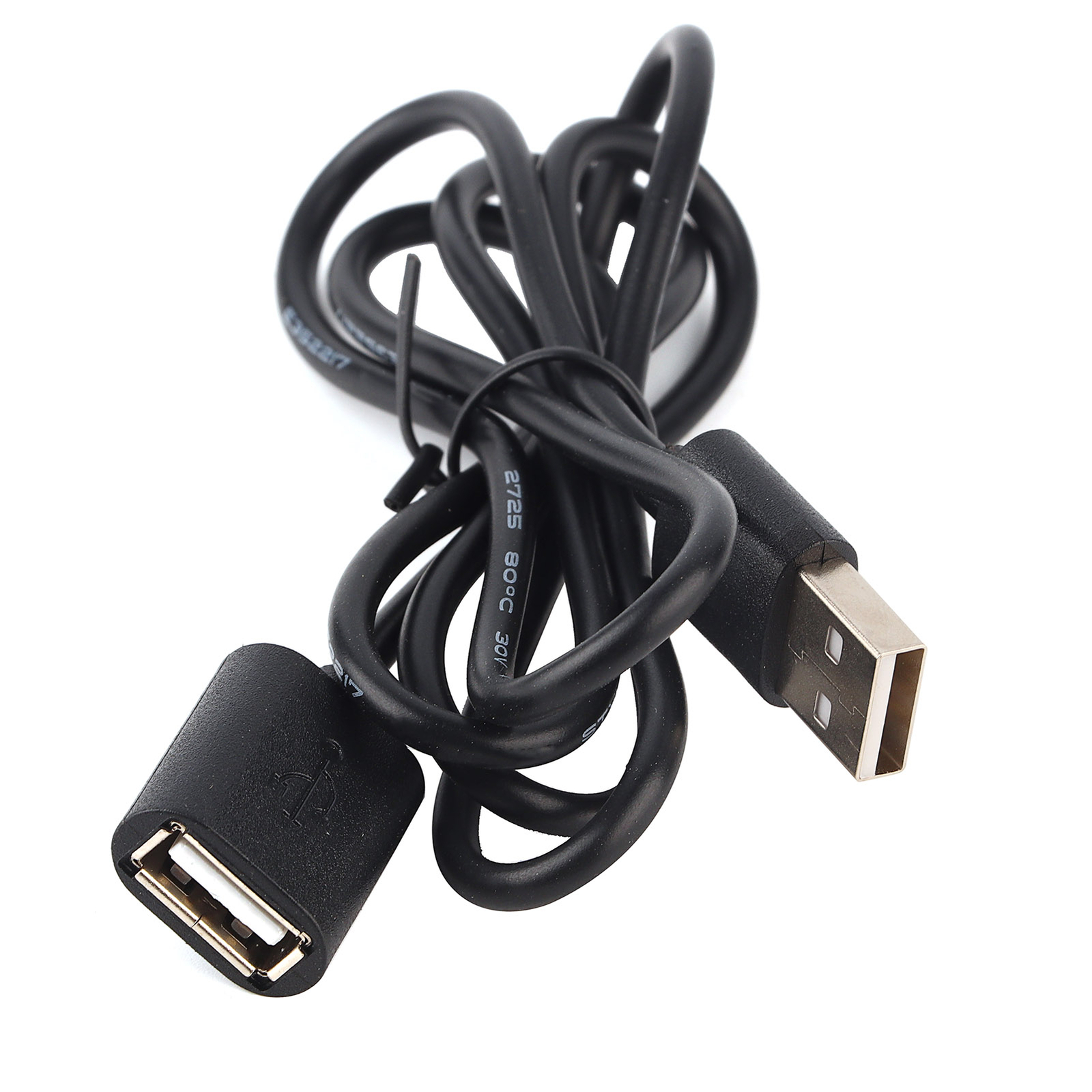 5i Rubber TPE Soft Wire Black Lightweight Smart Bracelet USB Charging Cable Fit