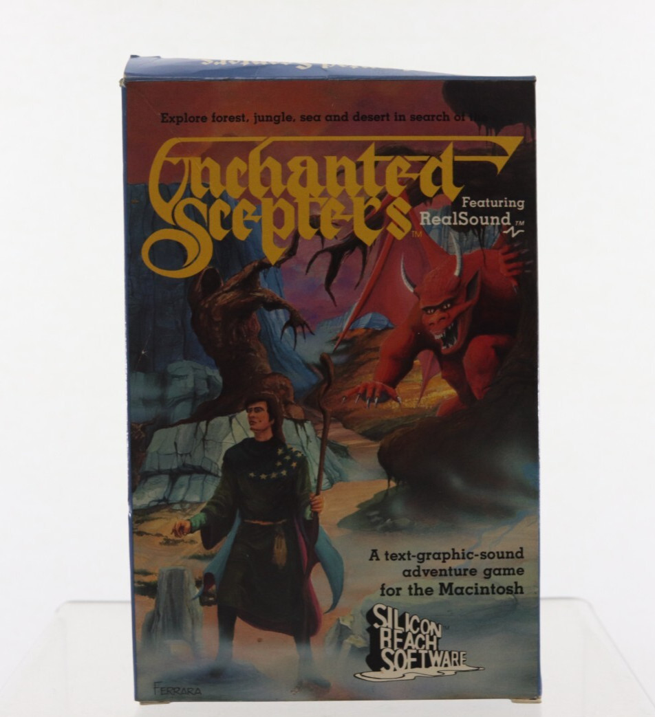 Enchanted Scepters Silicon Beach Software Apple Macintosh CIB 1985