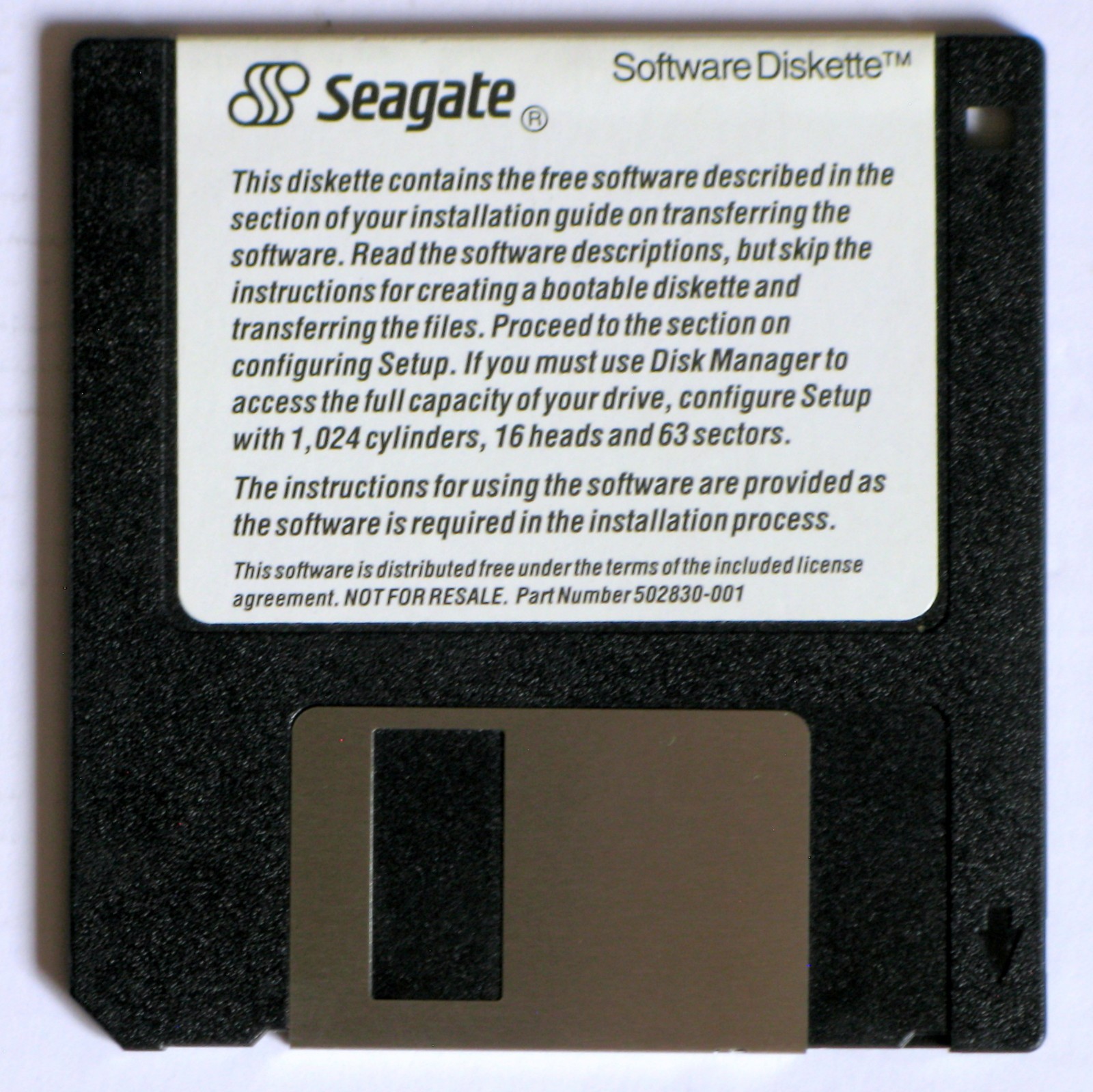 👀 Vintage Seagate 32-Bit Access Driver for Windows 3.x on 720 KB Floppy Disk 👀