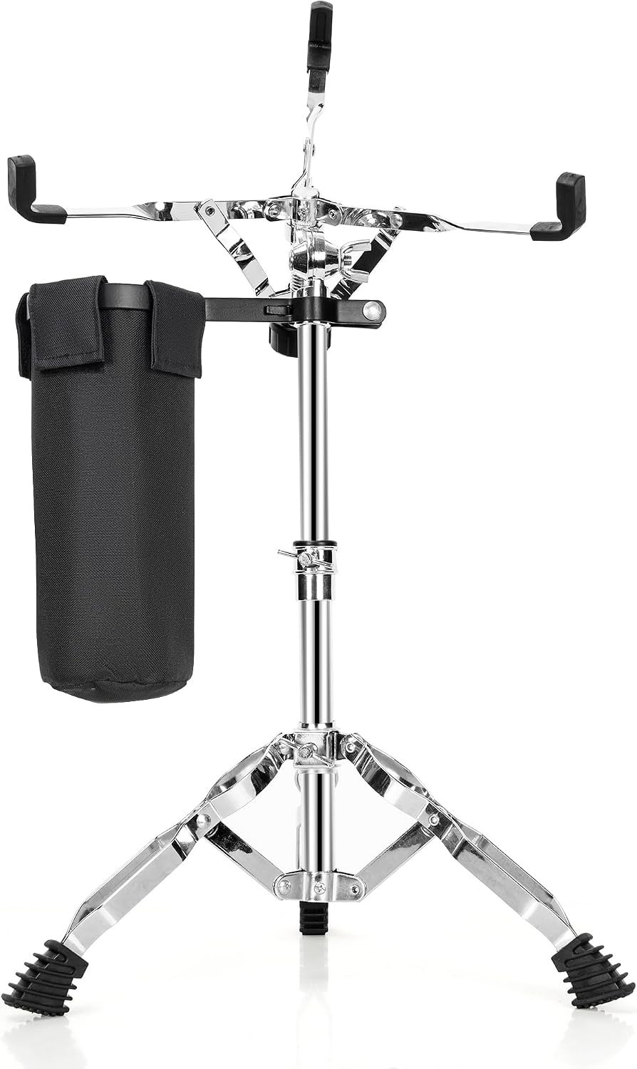 Snare Drum Stand with Drum Stick Holder 10-14 Inch Adjustable Height Double