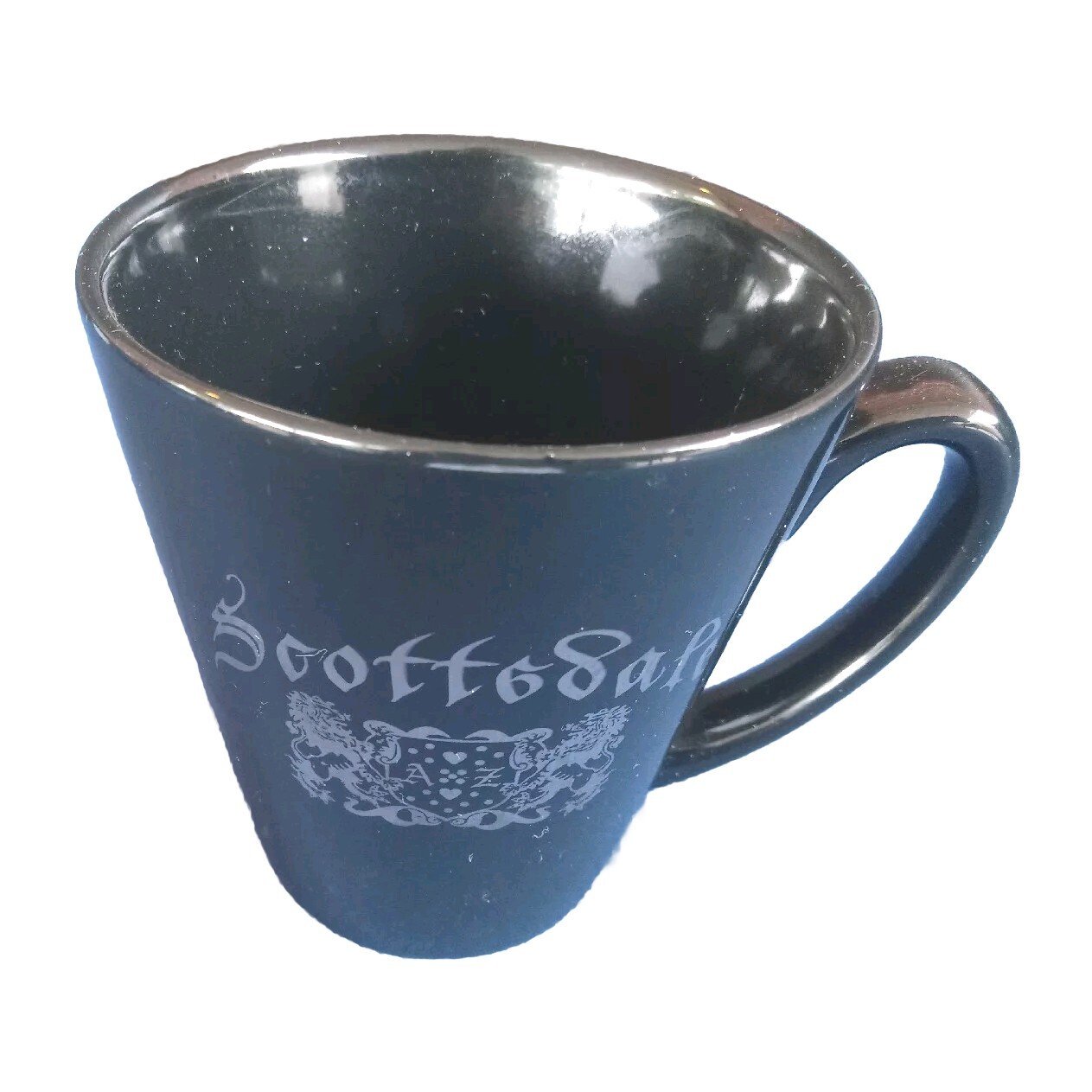 Black Ceramic Coffee Mug.  "Scottsdale" Pre-owned
