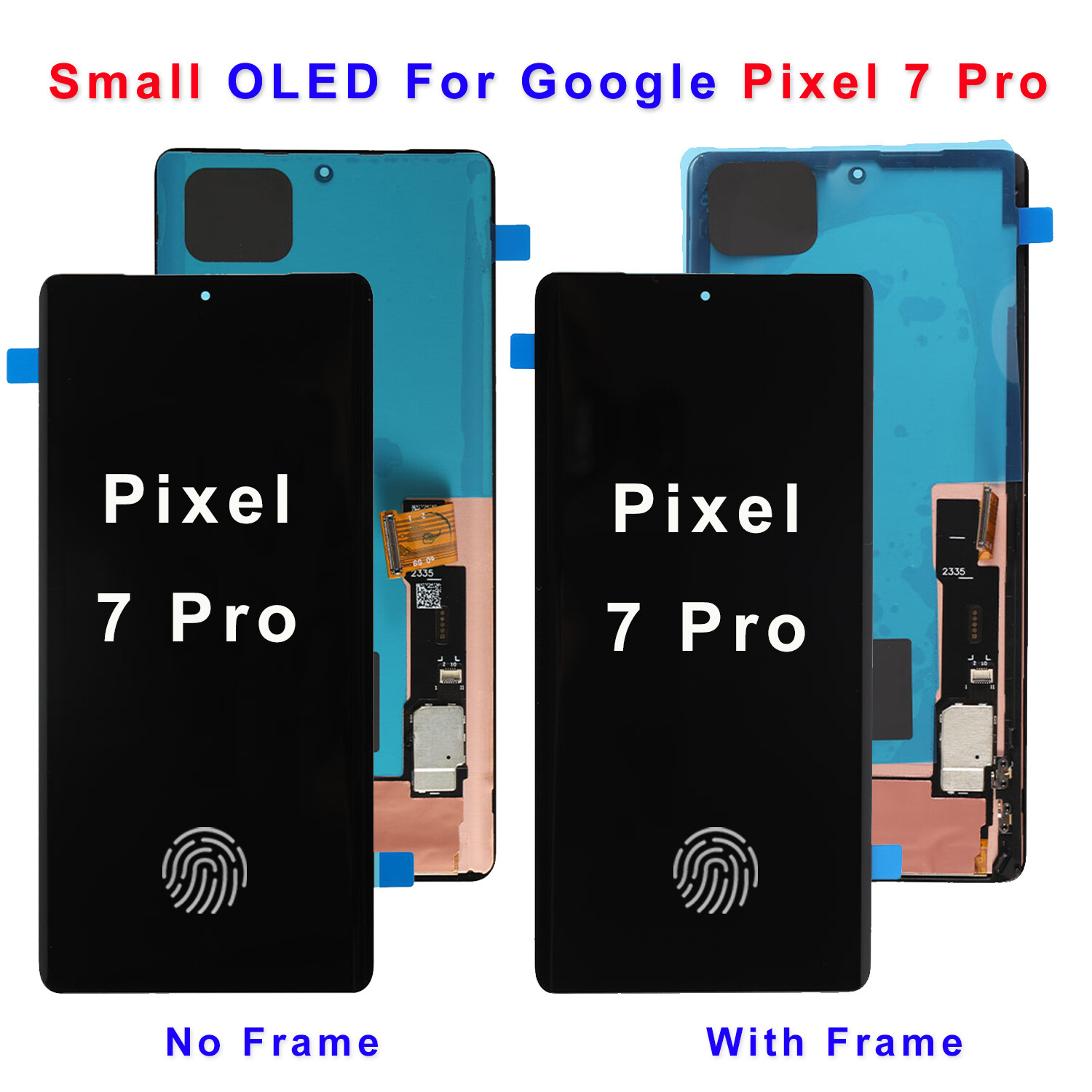 For Google Pixel 7 Pro OLED Screen LCD Display Touch Digitizer+Frame Replacement