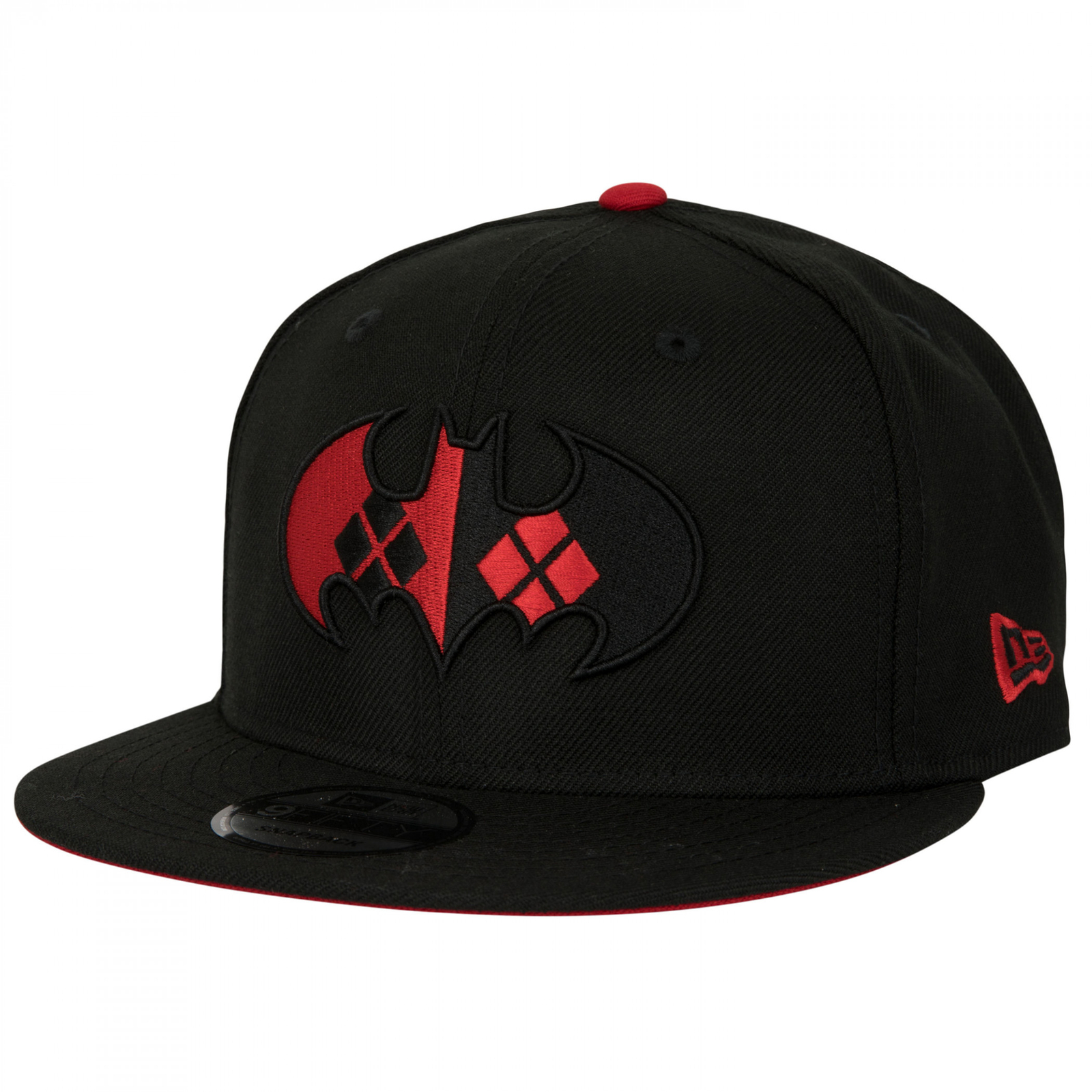 Batman and Harley Quinn Logo New Era 9Fifty Adjustable Hat Black