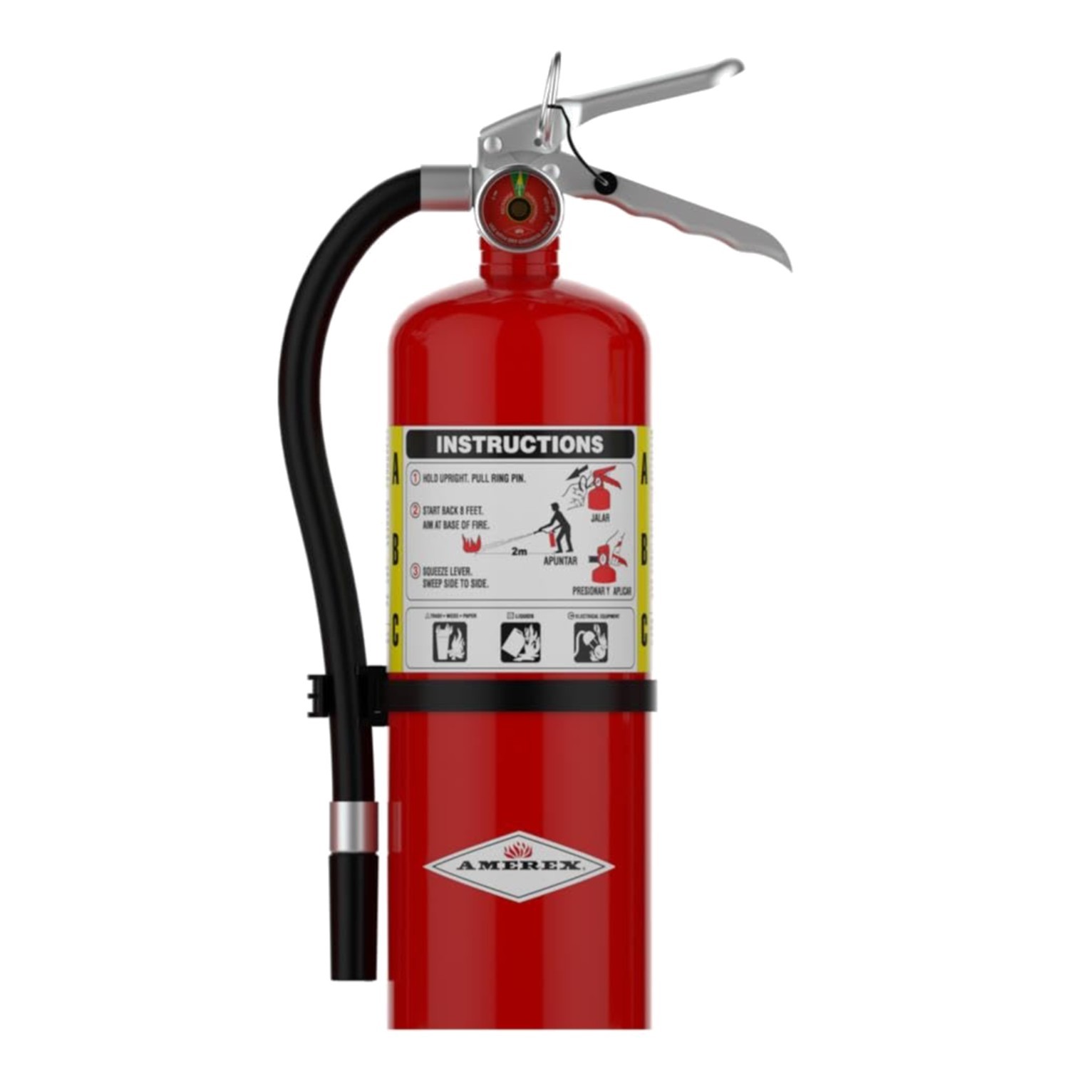 5 lb. ABC Dry Chemical Fire Extinguisher, with Wall Bracket