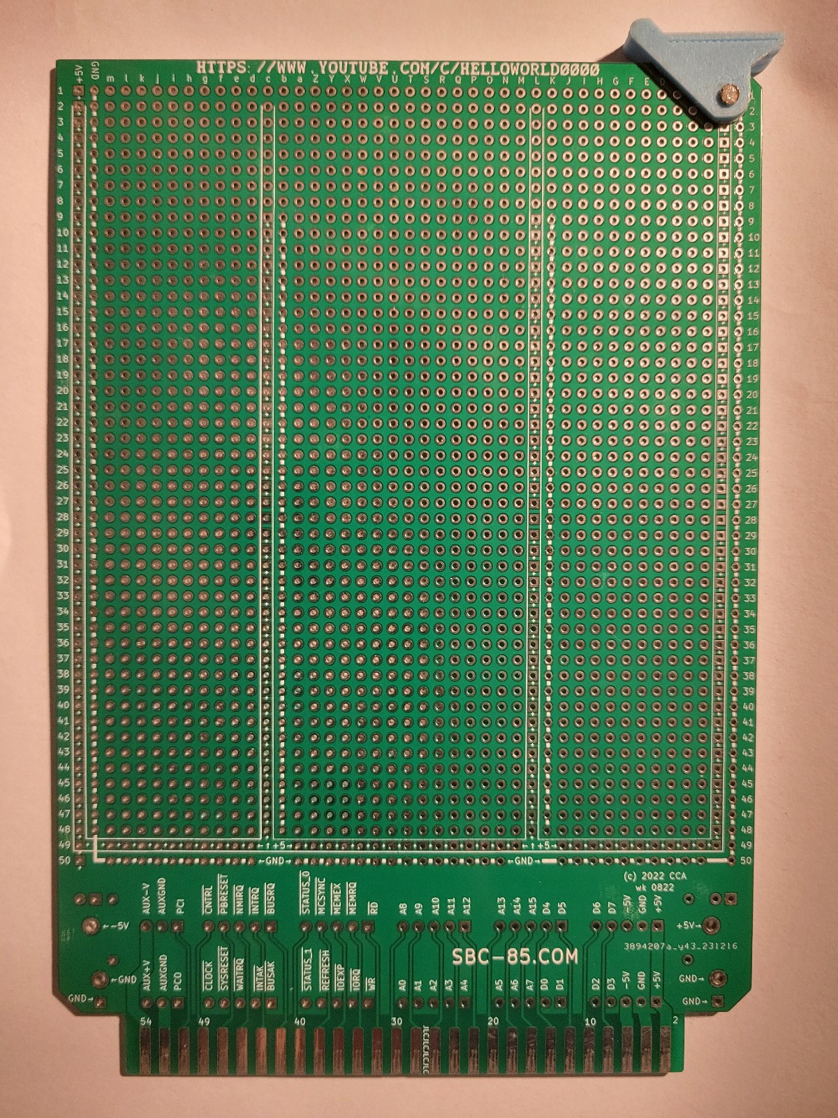 STD Bus Protoboard with Card Ejector