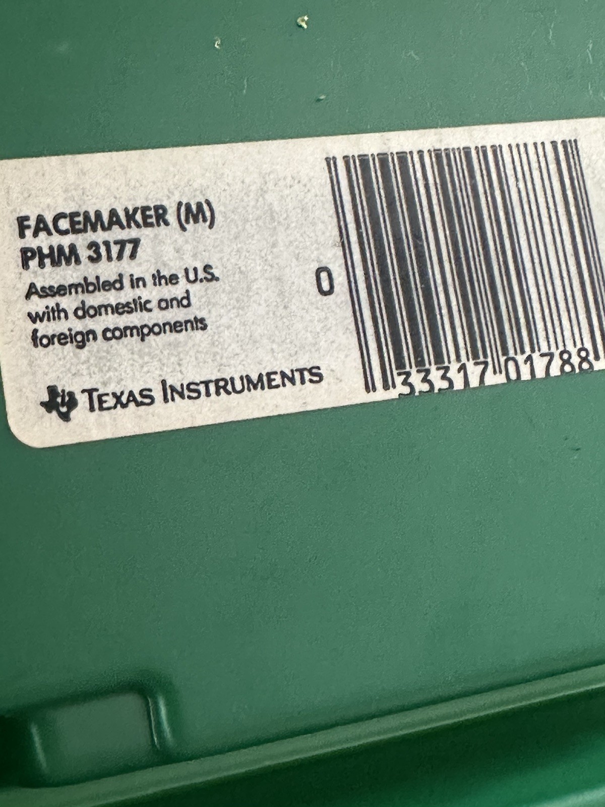 Texas Instruments FACEMAKER Solid State Cartridge (1983) For TI-99/4A Home Comp