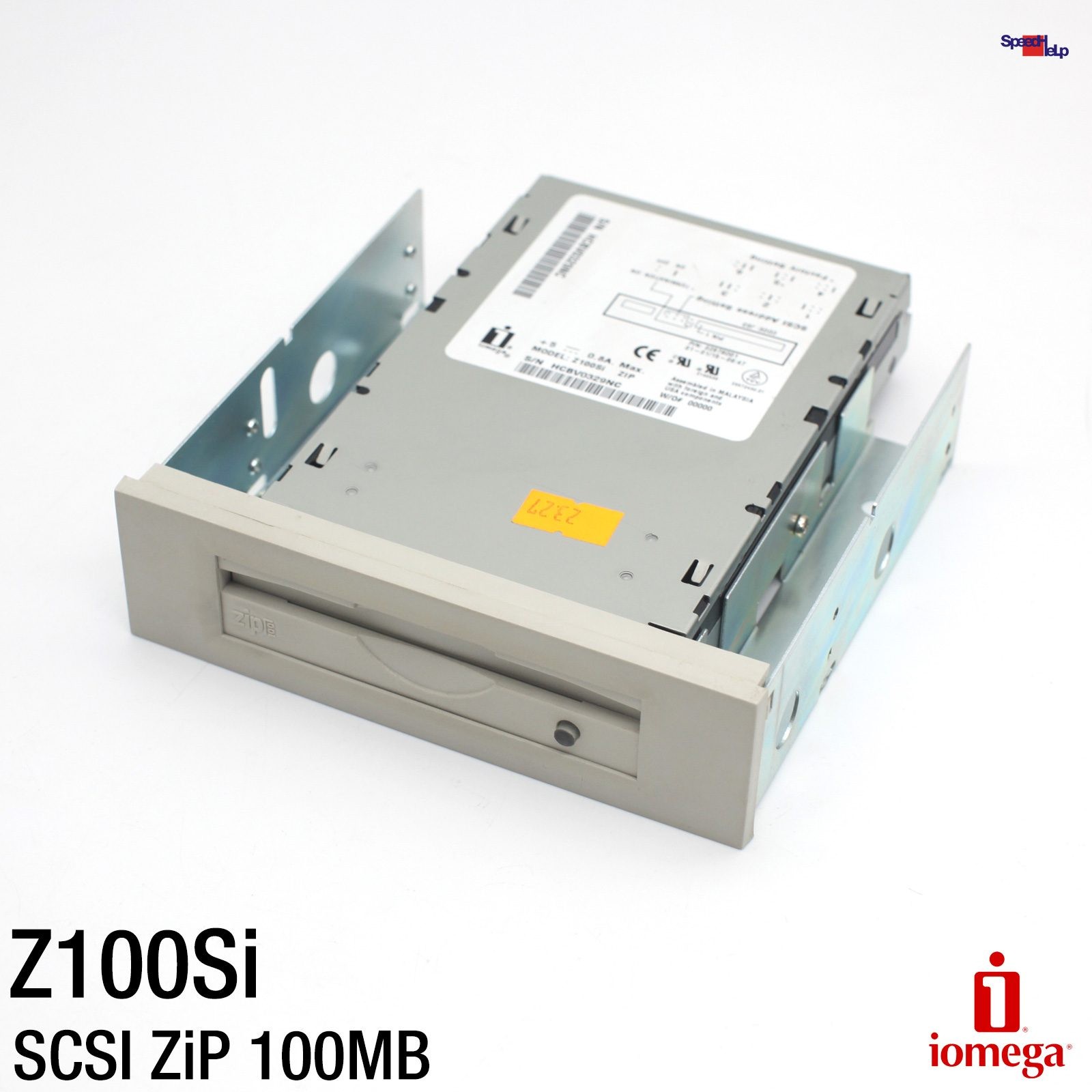 ????iOMEGA Z100Si ZIP 100 100MB DRIVE SCSI 50-PIN INTERNAL DRIVE 5.25" 3.5" TOP