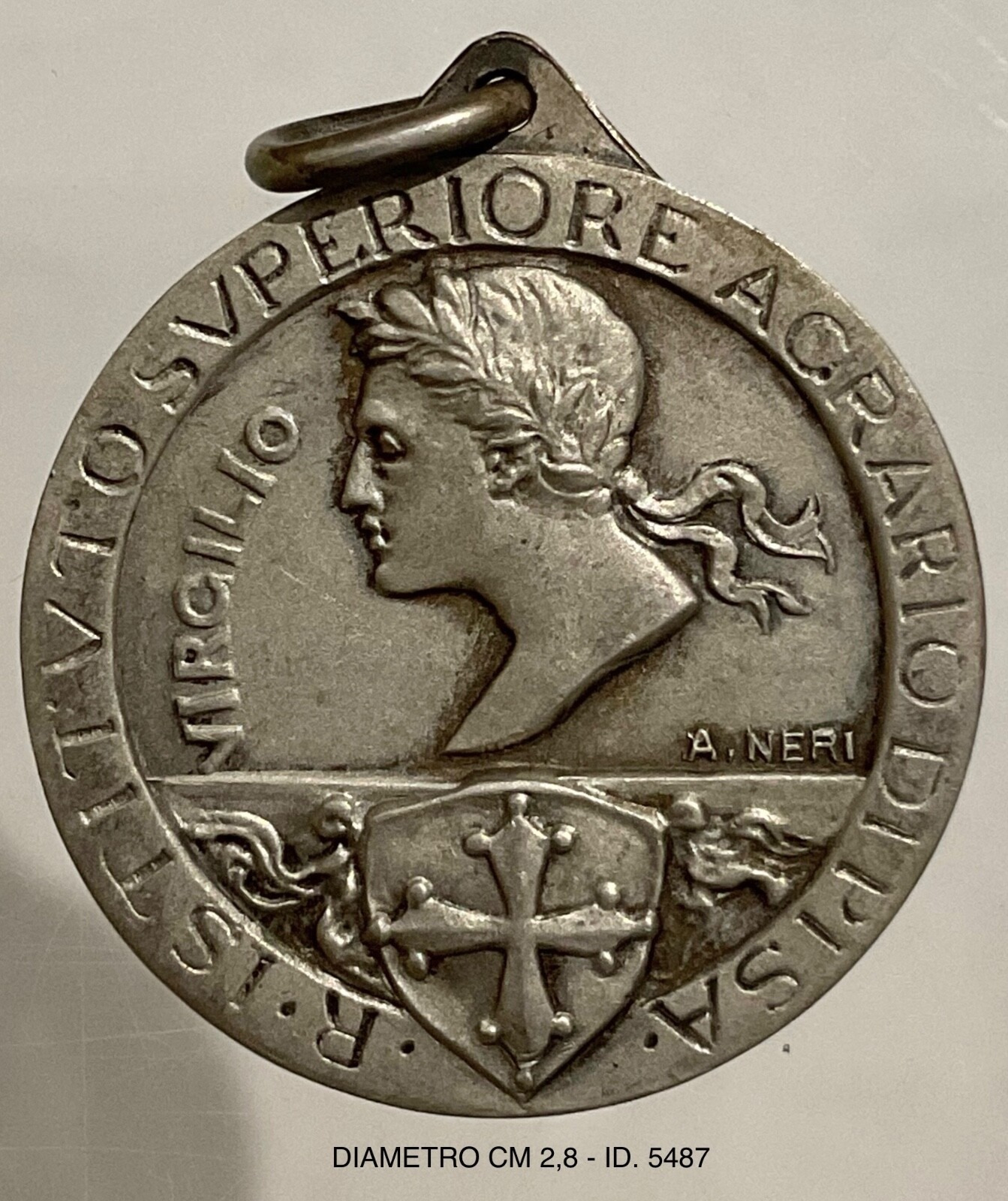 PISA REGIO ISTITUTO SUPERIORE AGRARIO MEDAGLIA ARGENTO OPUS A. NERI 1922.1943