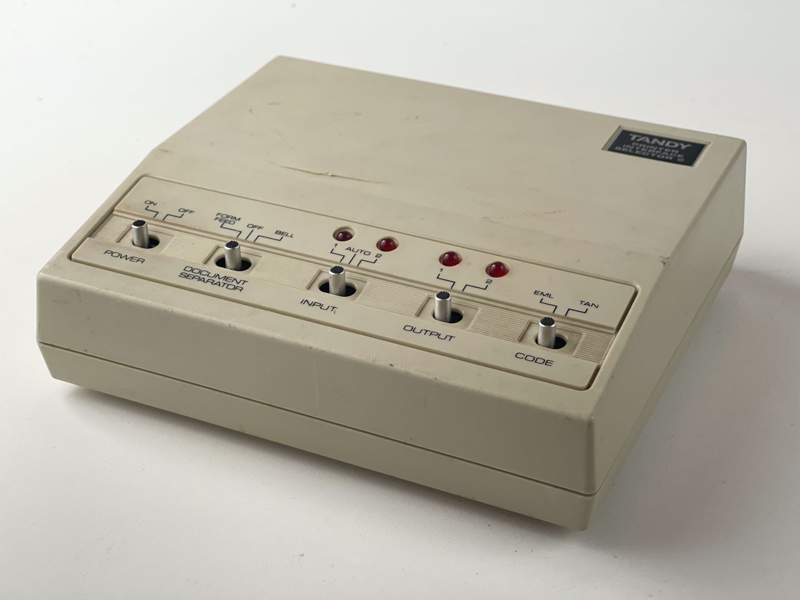 Tandy Printer Interface Selector 2 Parallel Radio Shack 26-2820 Untested