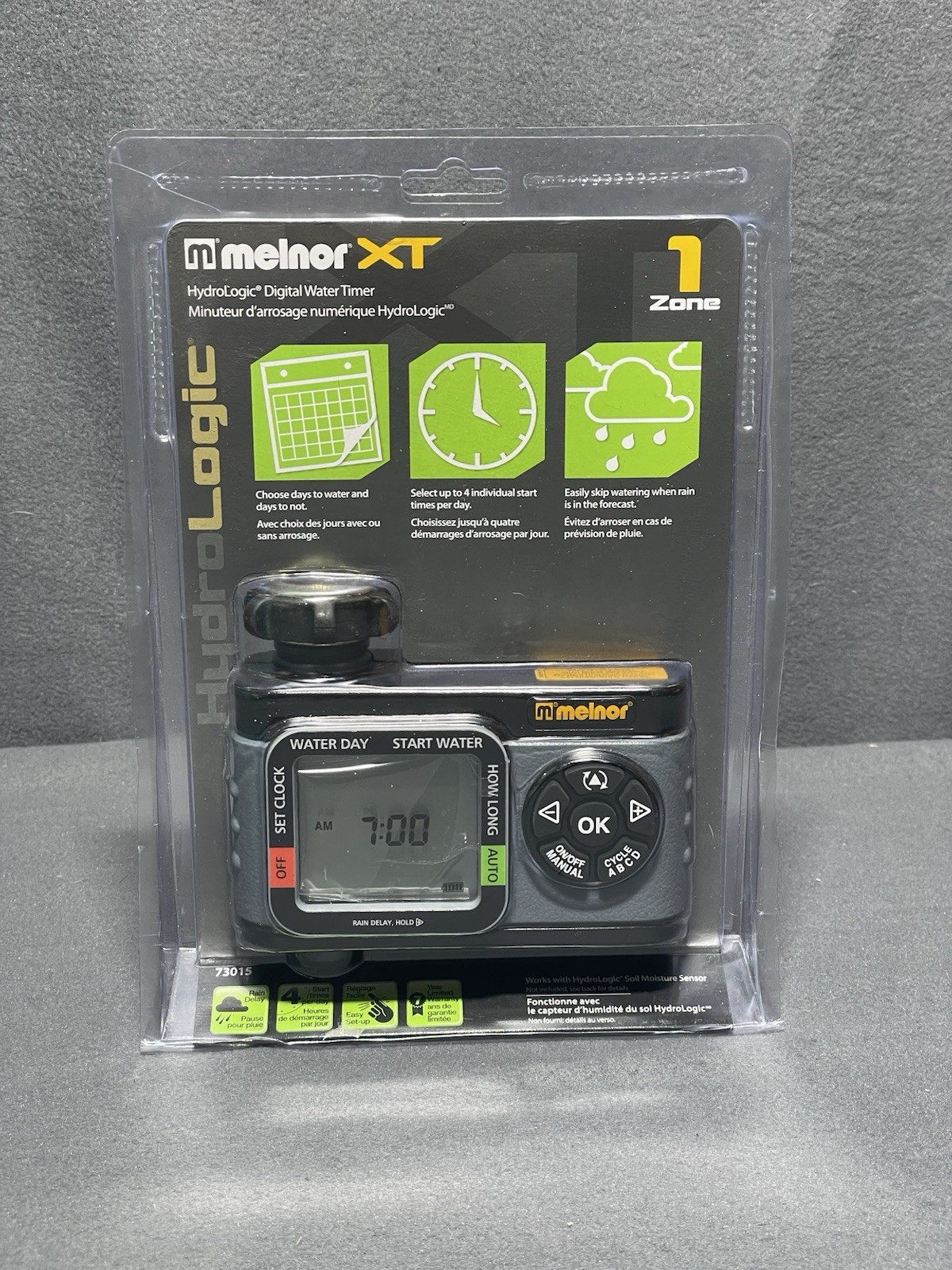 Melnor XT HydroLogic Digital Water Timer with 1 zone