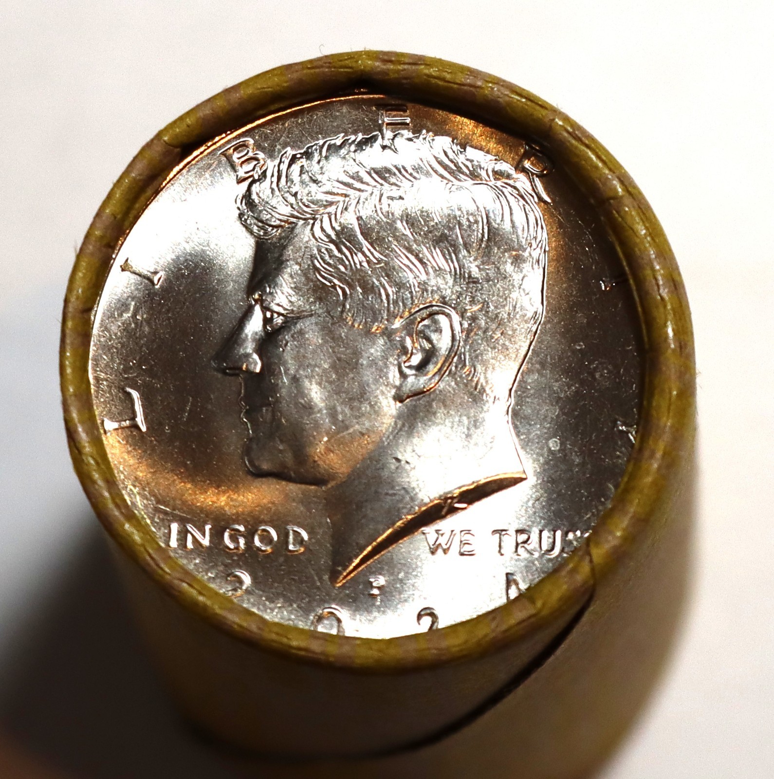 2024-P Kennedy Half Dollar Rolls BU 20 coins per roll Choice to Gem BU