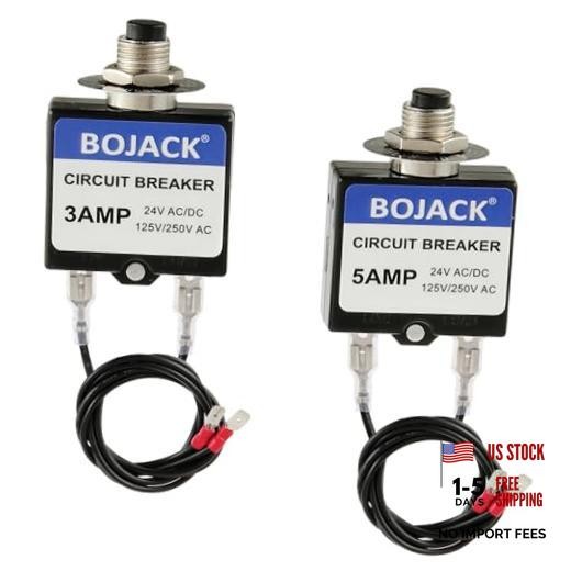 BOJACK 3 Amp 5 Amp Resettable Fuse HVAC Tools Circuit Tester for Circuit