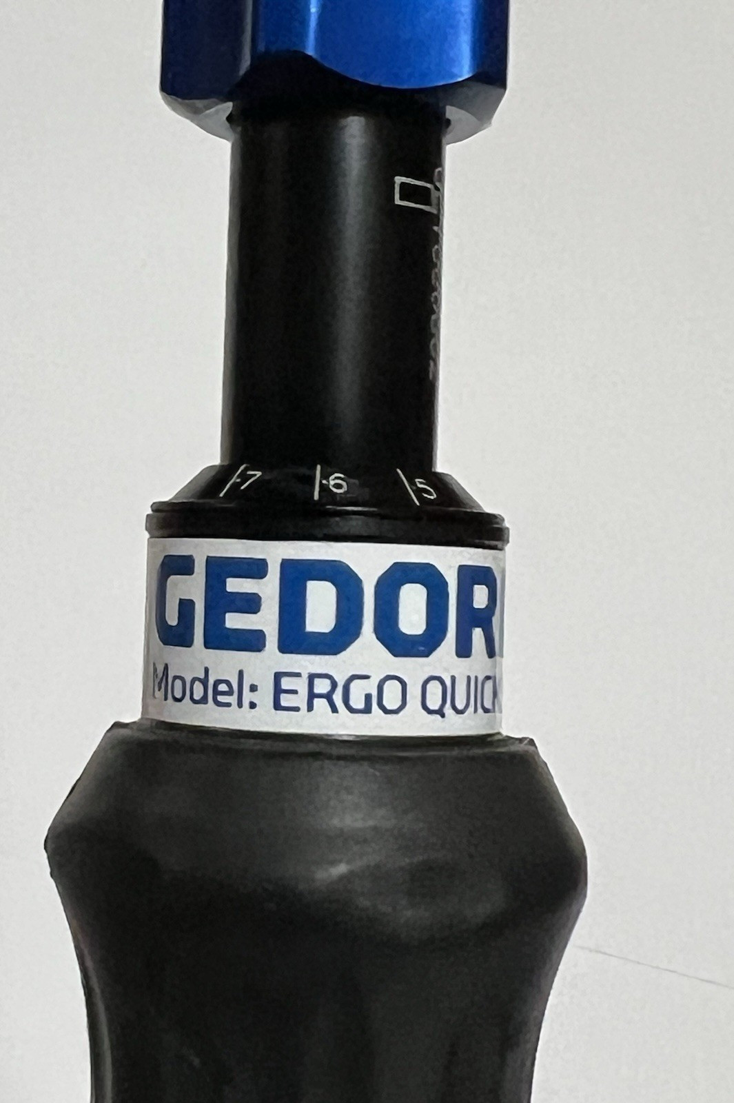 Gedore QSA12FH Hex Bit Adjustable Torque Screwdriver 2-12 In/Lb Box Paperwork