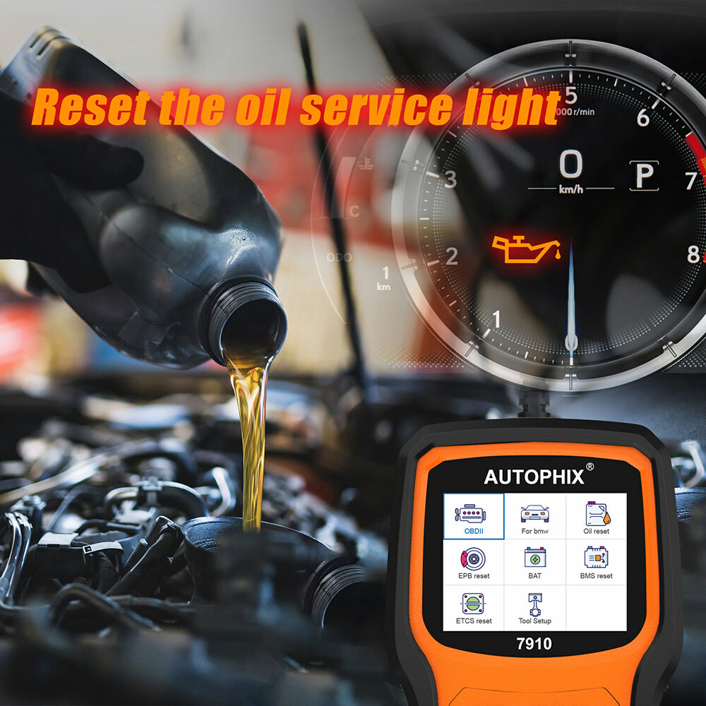 Autophix All System OBD2 Engine Fault Code Reader ABS SRS EPB TPMS Reset for BMW