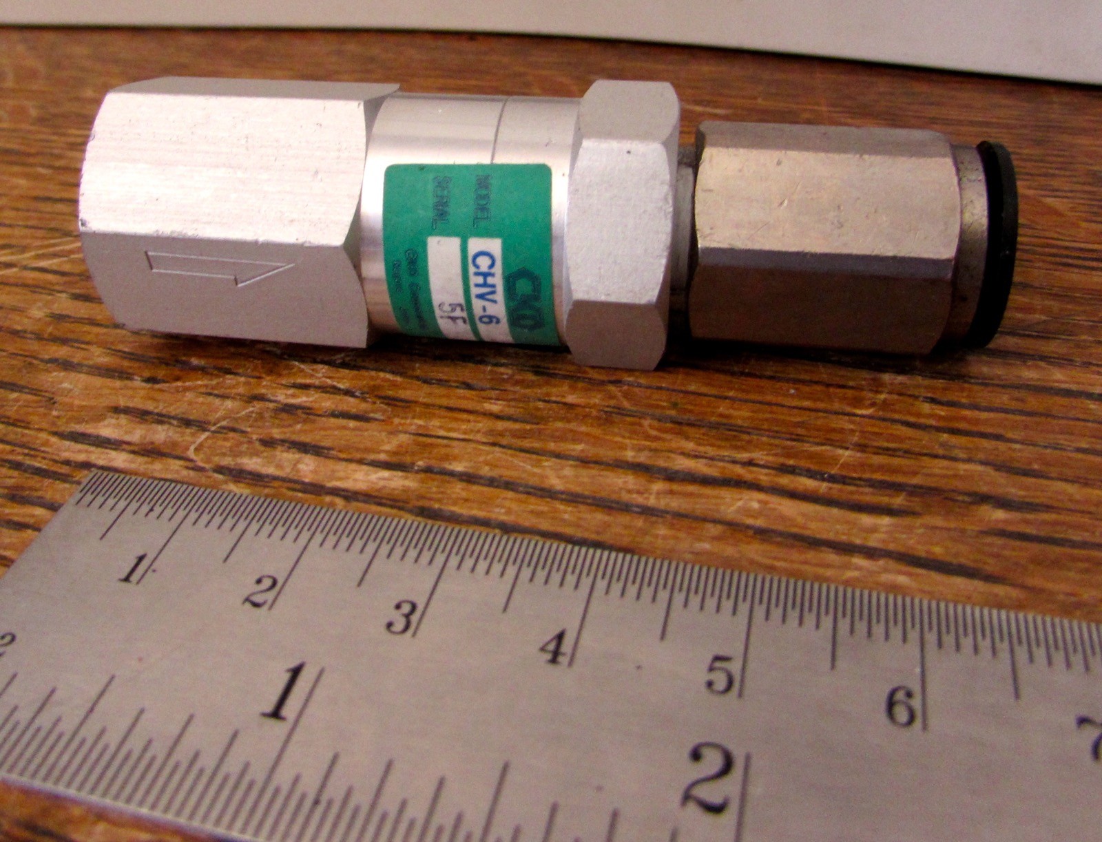 CKD CHV-6 Check Valve Pneumatic NPT Quick Push Connector Fitting SMC Air