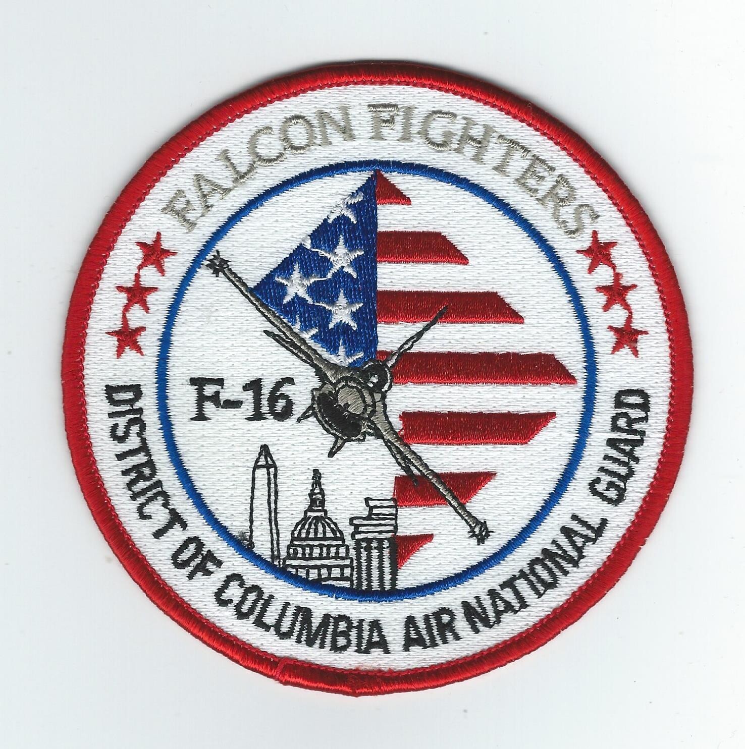 121st FIGHTER SQUADRON F-16 (2016 4 inch) patch