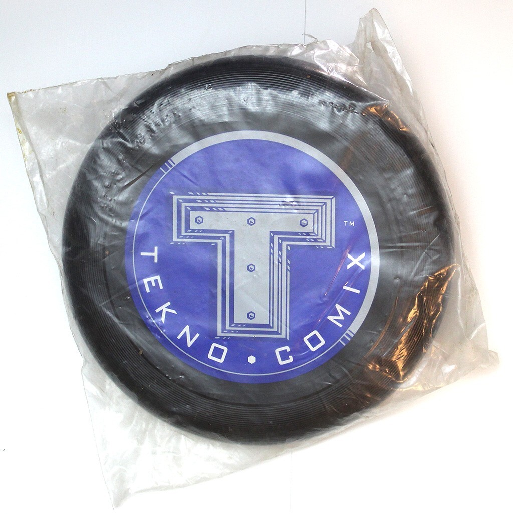 Tekno Comix Black Flying Disc 1995 Unopened Rare