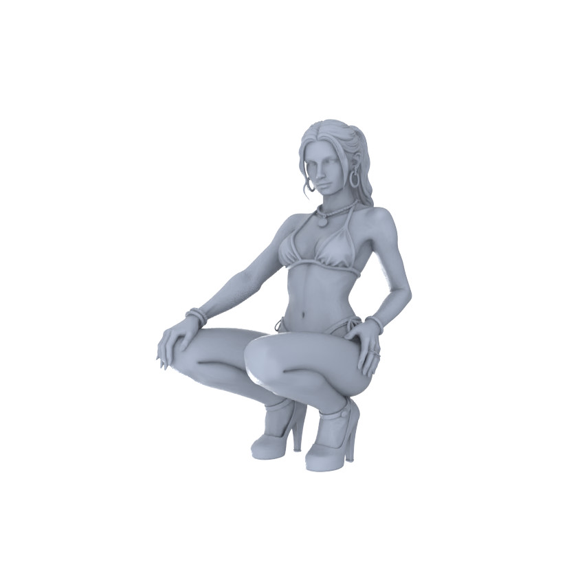 MRY-SFW 1/87 Modern Bikini Pose Female 5 pcs