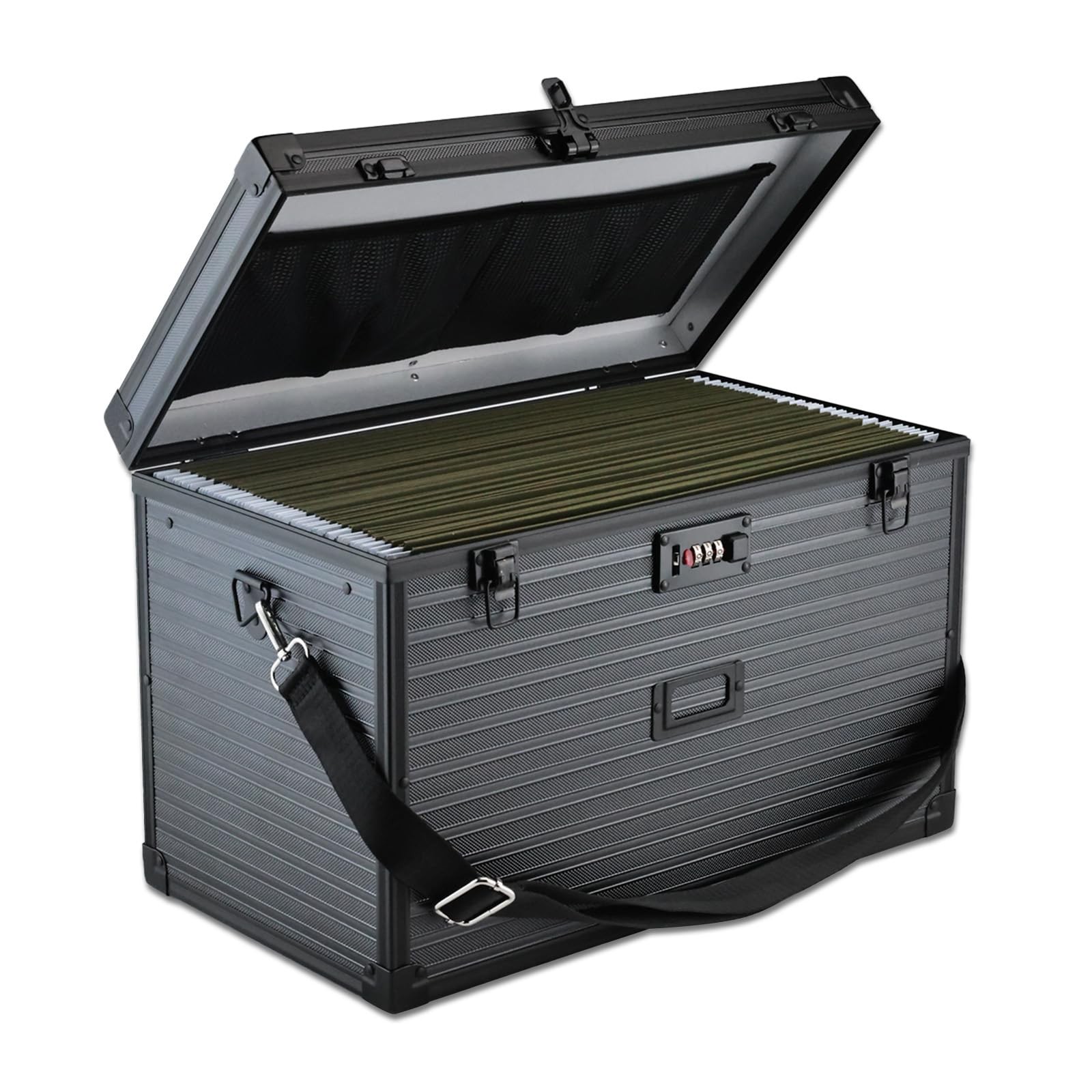 Pogianhae File Storage Cabinet File Organizer Document Organizer File Box in Off