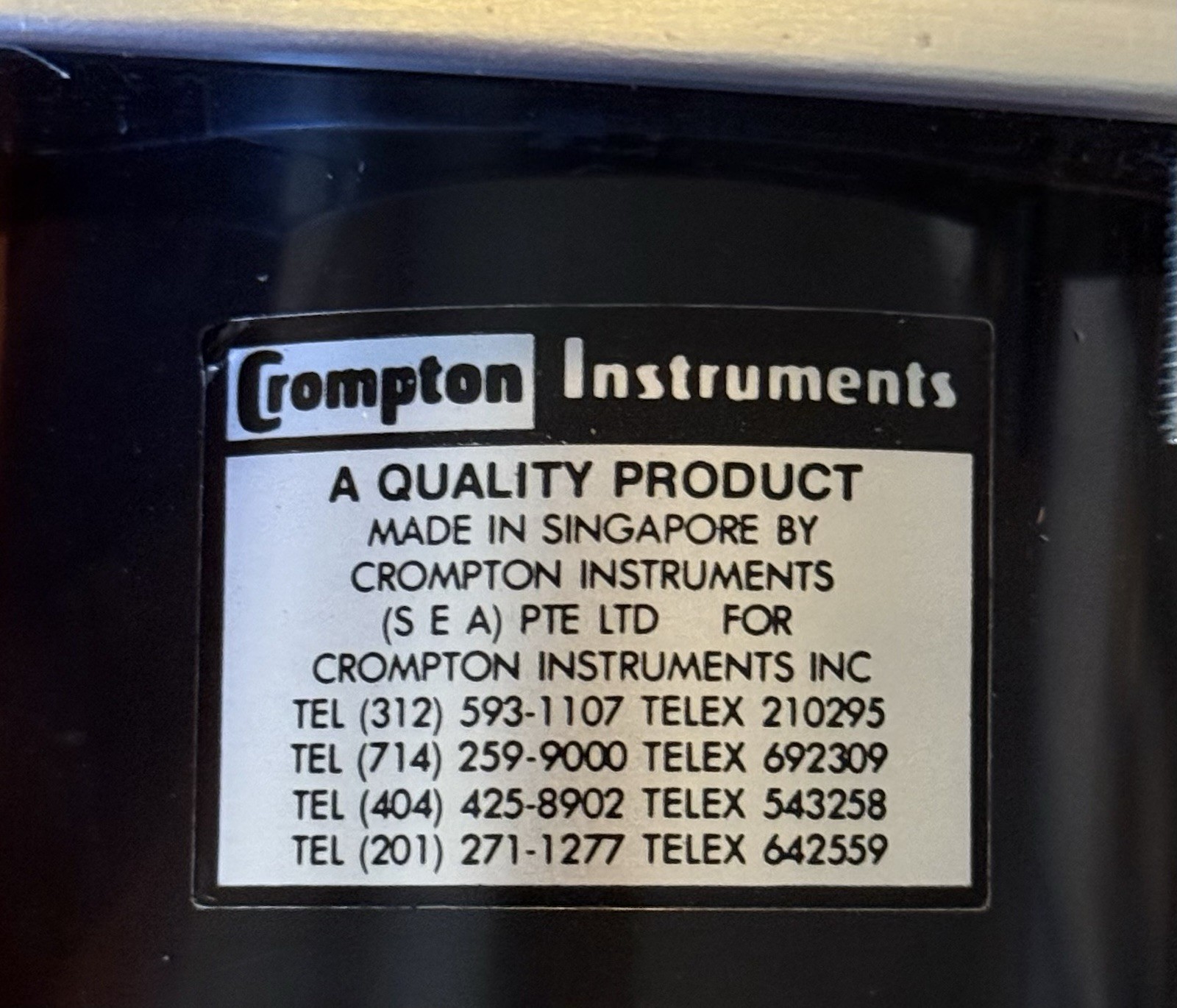 Crompton Analog Panel Meter Model 016-01 EXRX 0-300A New w/Box VG1