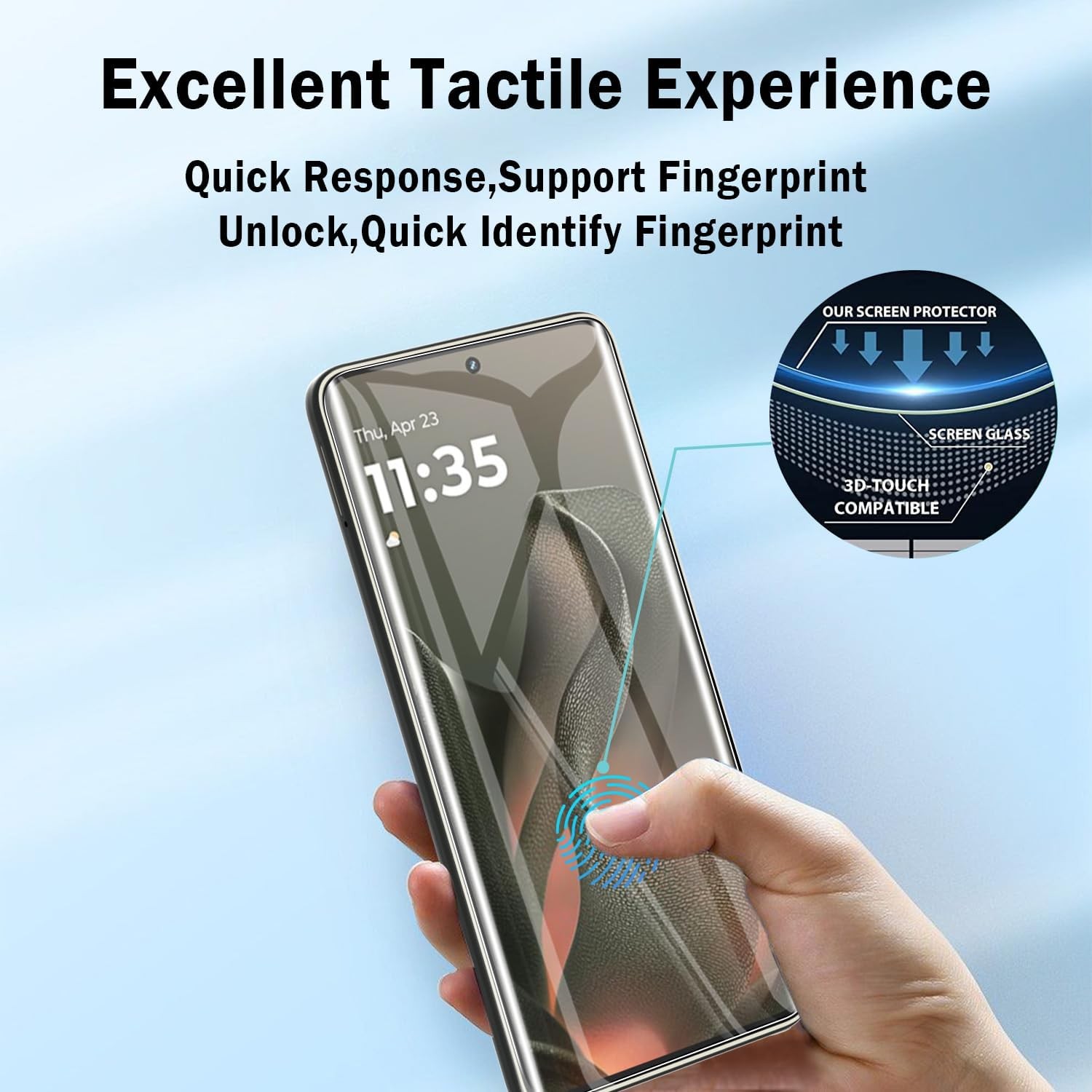 2 Pack Screen Protector for Motorola Edge 2025,Soft 2025