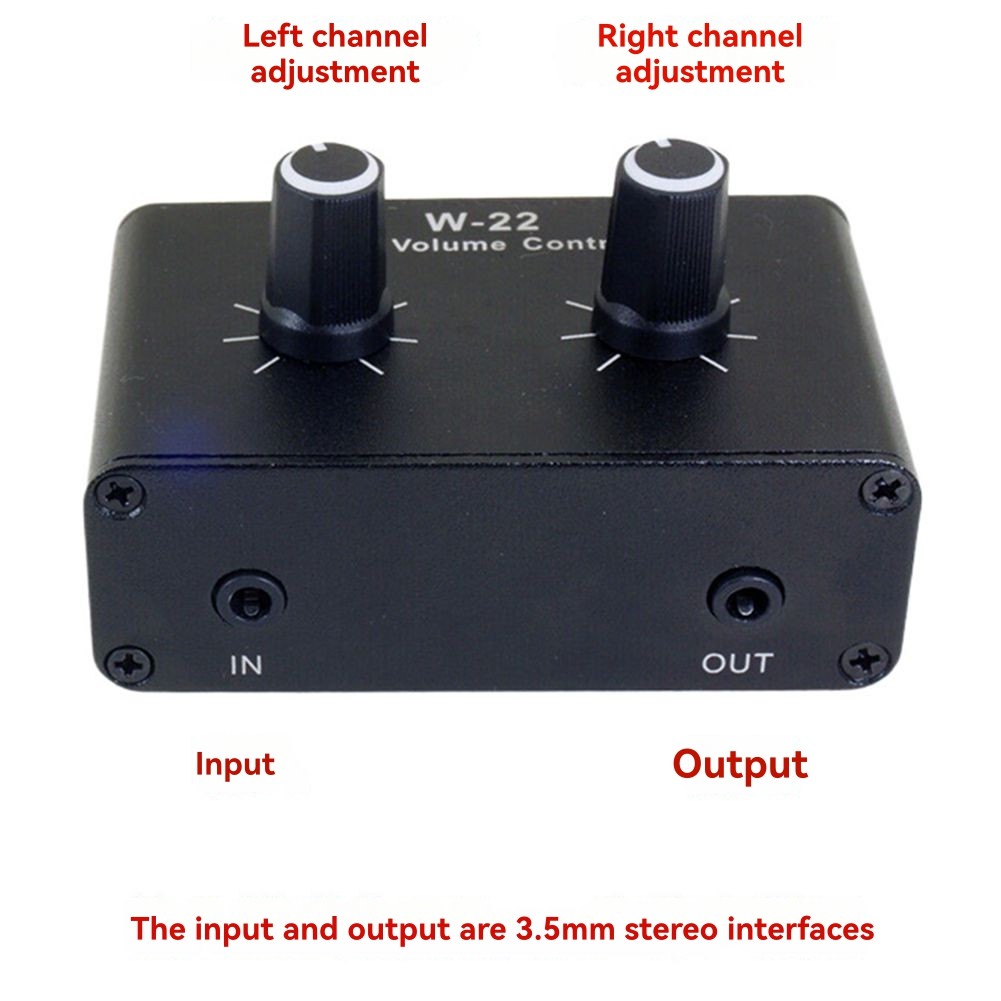 W-22 Passive Stereo Volume Audio Adjustment Controller Left and Right4203