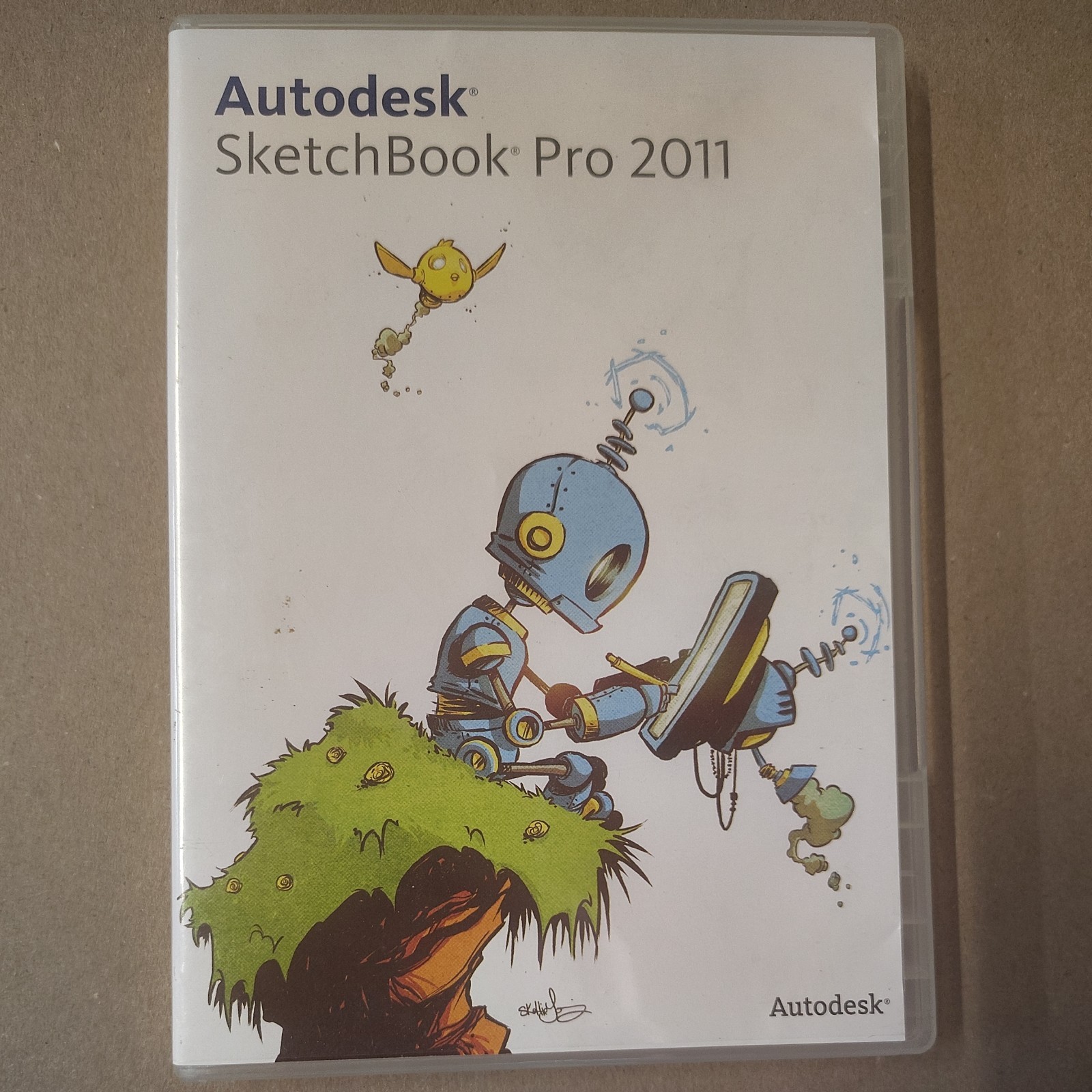 Autodesk Sketchbook Pro 2011 Digital Drawing Painting Software Disc w/Key Serial