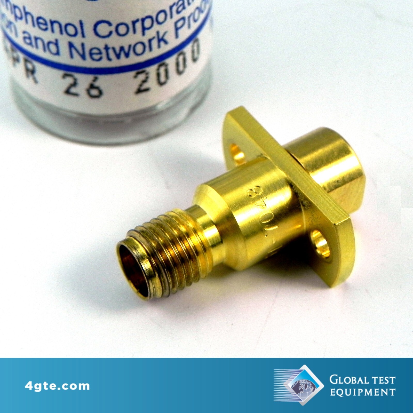Amphenol 131-7048 Precision 3.5mm Female, Bulkhead Connector