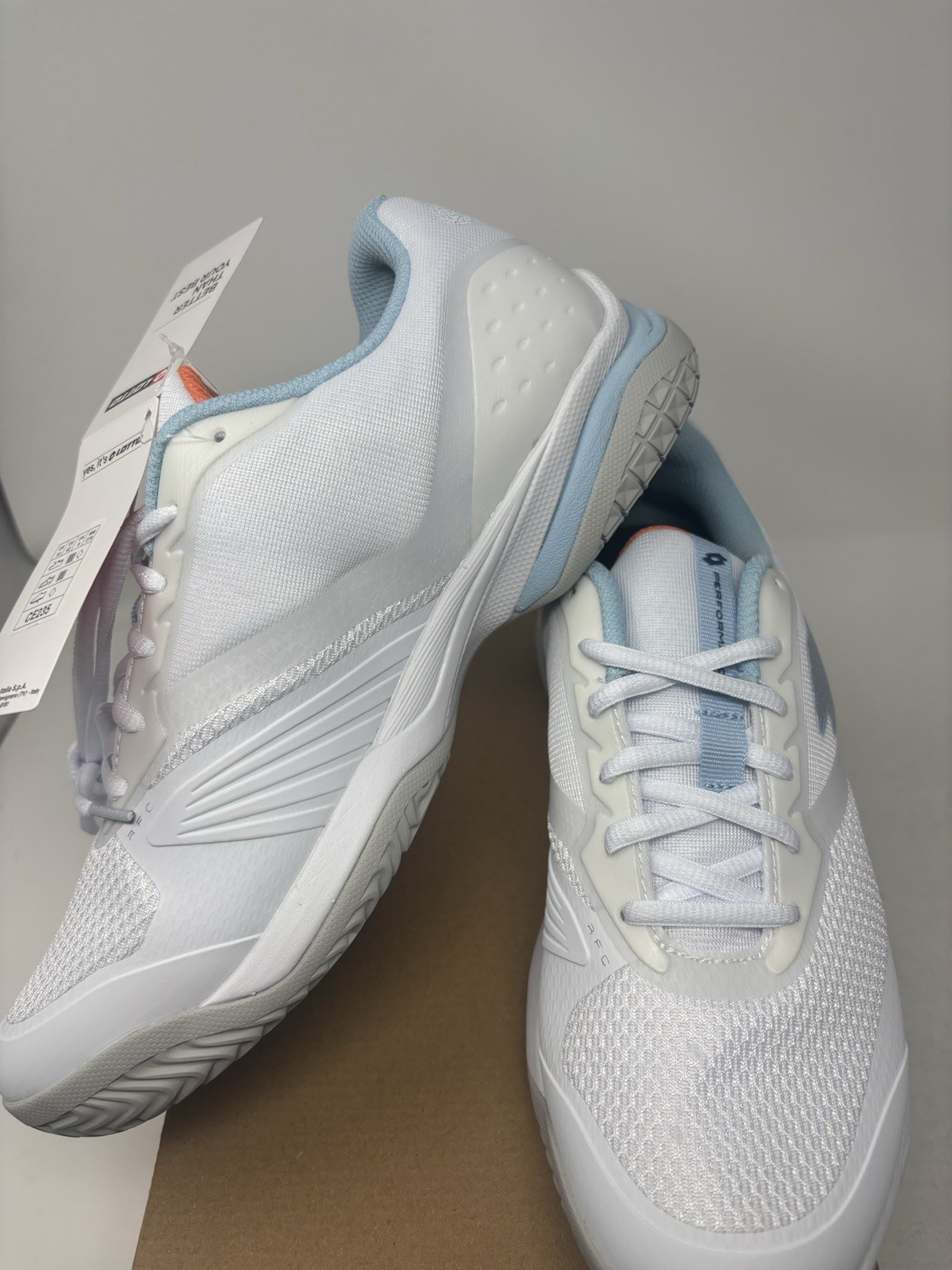 Lotto Mirage 400 Allround Clay Hard Court Tennis Shoes White Women’s Size 10